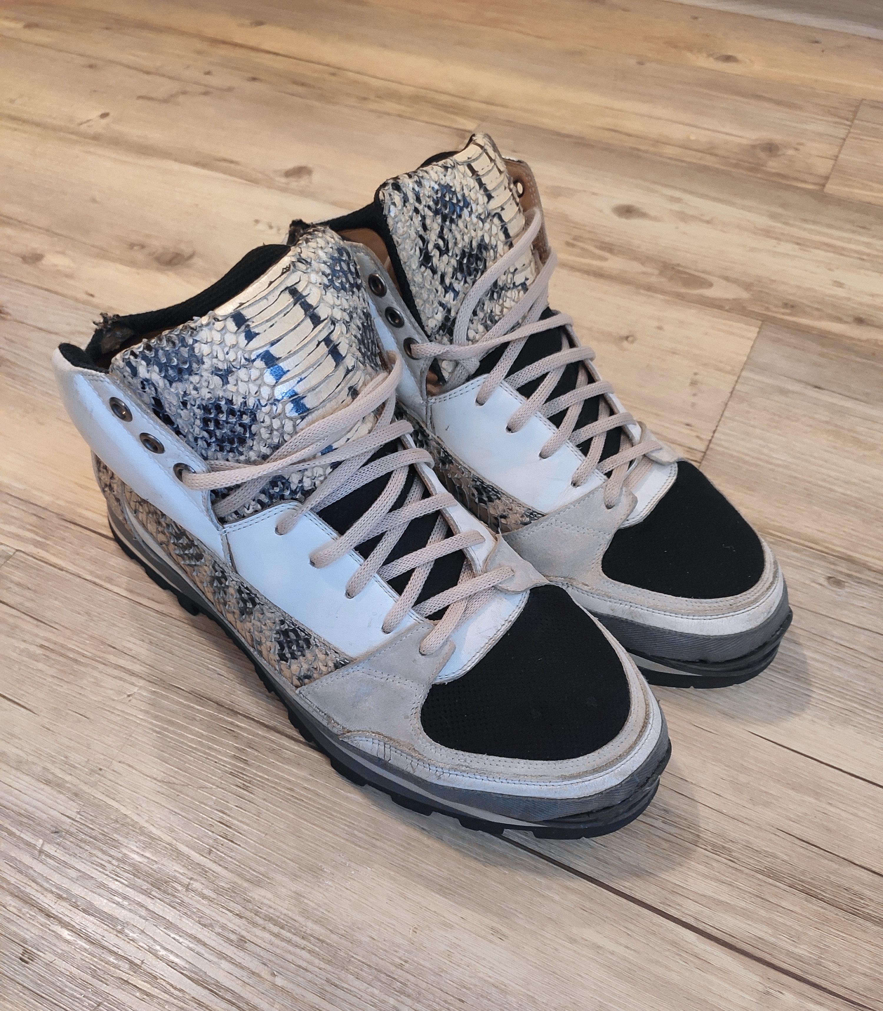 Dries Van Noten FW14 python hiking boots.Like Rick Owens or Damir Doma Size US 9.5 / EU 42-43 - 2 Thumbnail