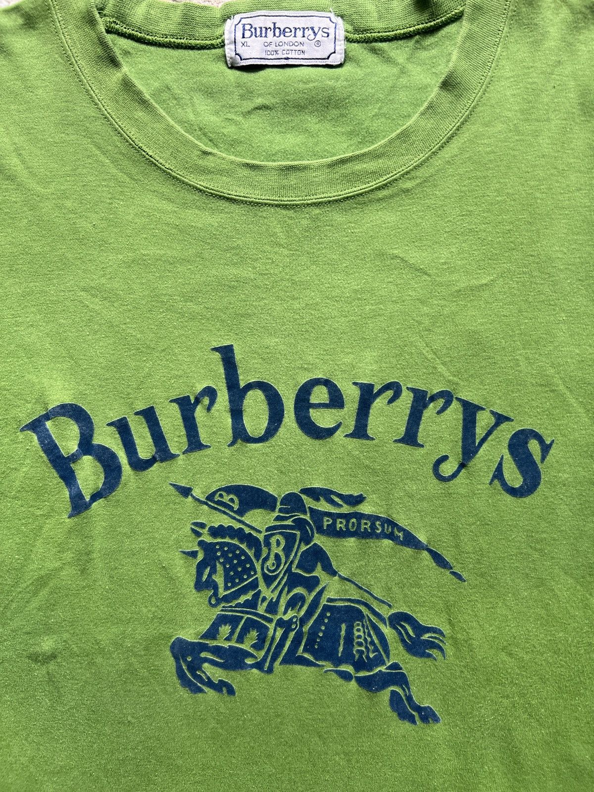Burberry Prorsum × Vintage Vintage Burberrys Prorsum Boxy Cut Tshirt Size US XL / EU 56 / 4 - 3 Thumbnail