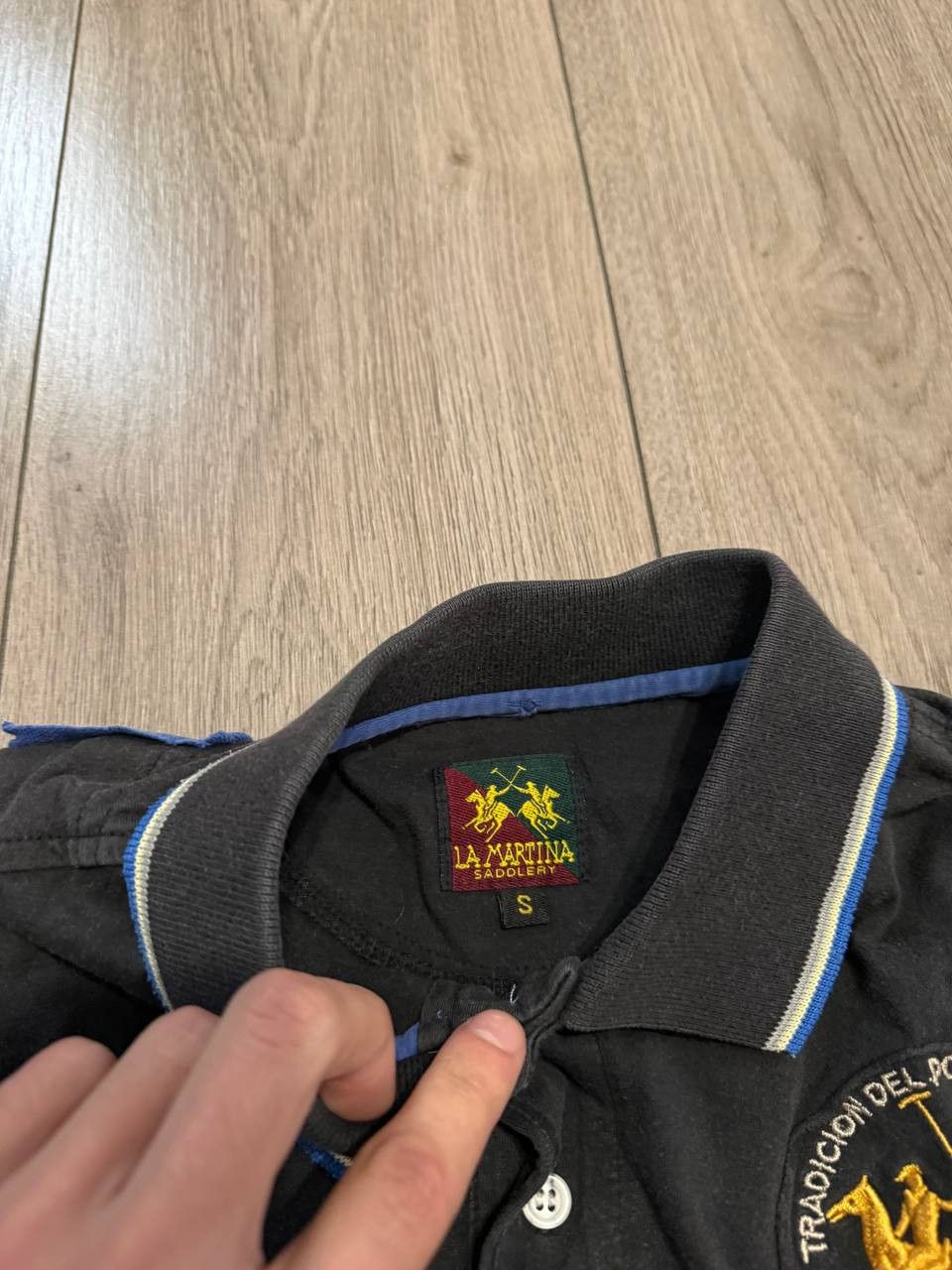 La Martina Vintage La Martina Polo Mens Size S Black Regular Size US S / EU 44-46 / 1 - 4 Thumbnail