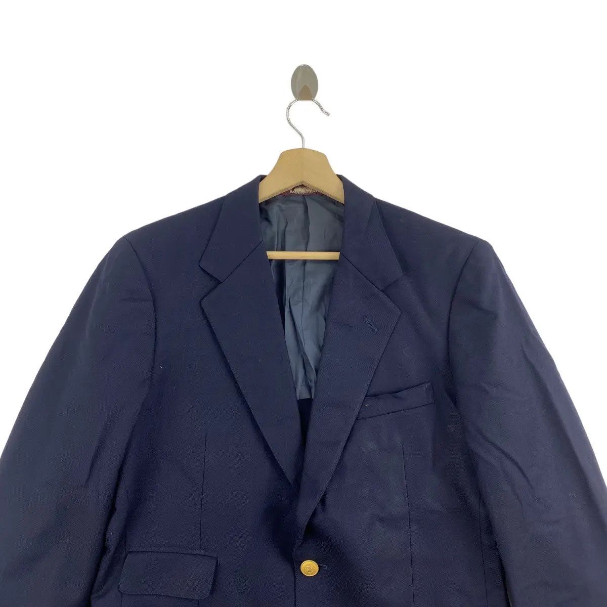 Chaps Ralph Lauren Vtg CHAPS RALPH LAUREN POLO 2 Gold Button Blazer Sport Coat Size 38R - 2 Thumbnail