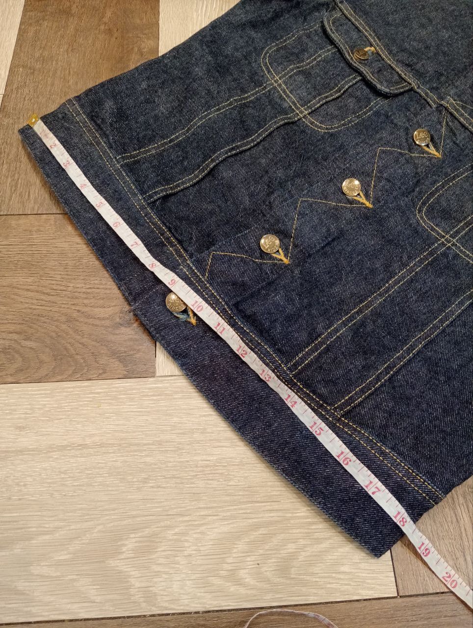 LEE RIDERS UNION MADE SANFORIZED BLUE DENIM JACKET - SIZE 40