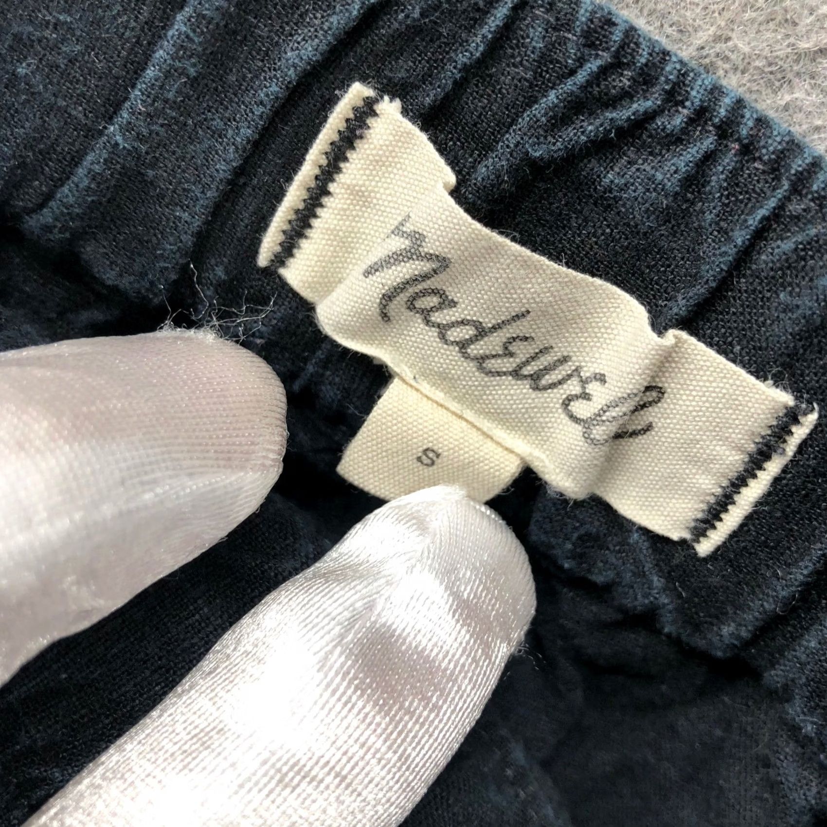 Madewell VINTAGE? No. Madewell Linen Blend Easy Pull On Shorts Womens S Black High Rise 3.5'' Inseam Size 28" / US 6 / IT 42 - 3 Thumbnail