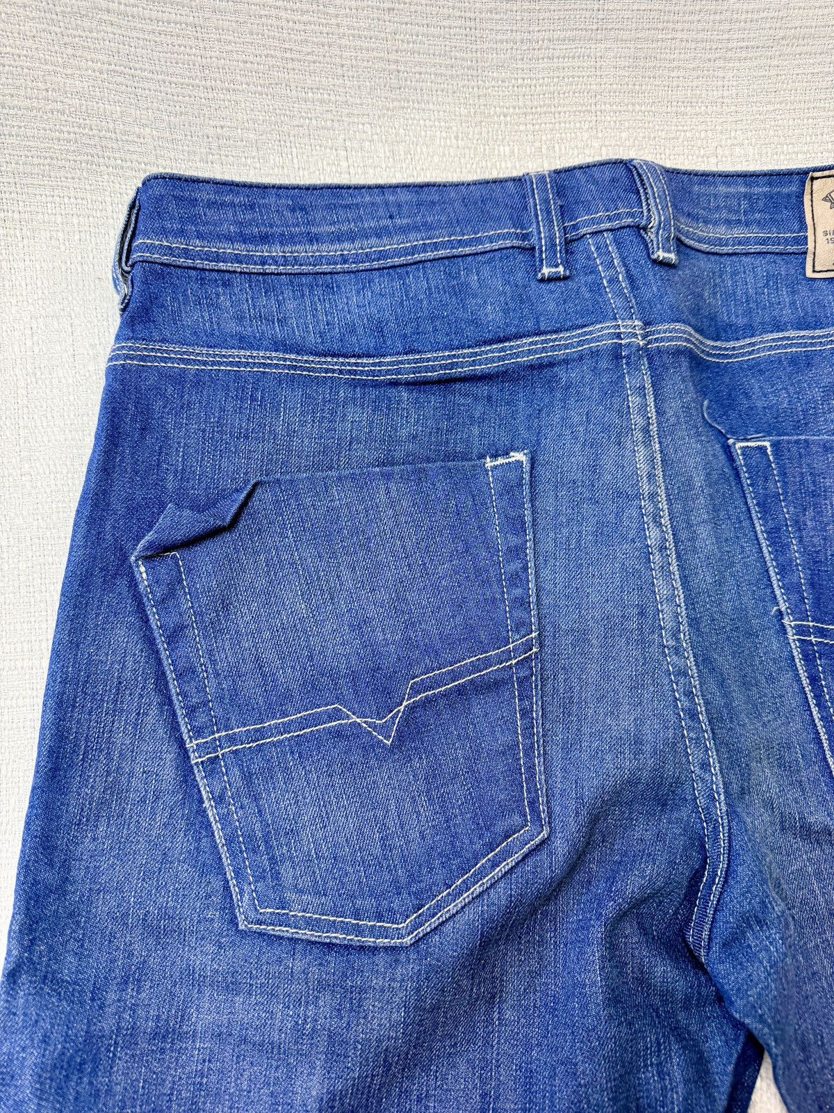 Diesel Diesel Kroshort Short Denim Pants Mens 34 Indigo Blue Size US 34 / EU 50 - 19 Thumbnail