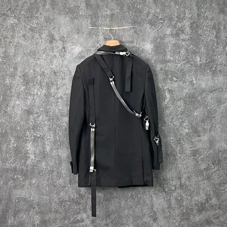 Yohji Yamamoto Yohji Yamamoto/Yohji Yamamoto Black cropped coat-2505 Size US M / EU 48-50 / 2 - 2 Thumbnail