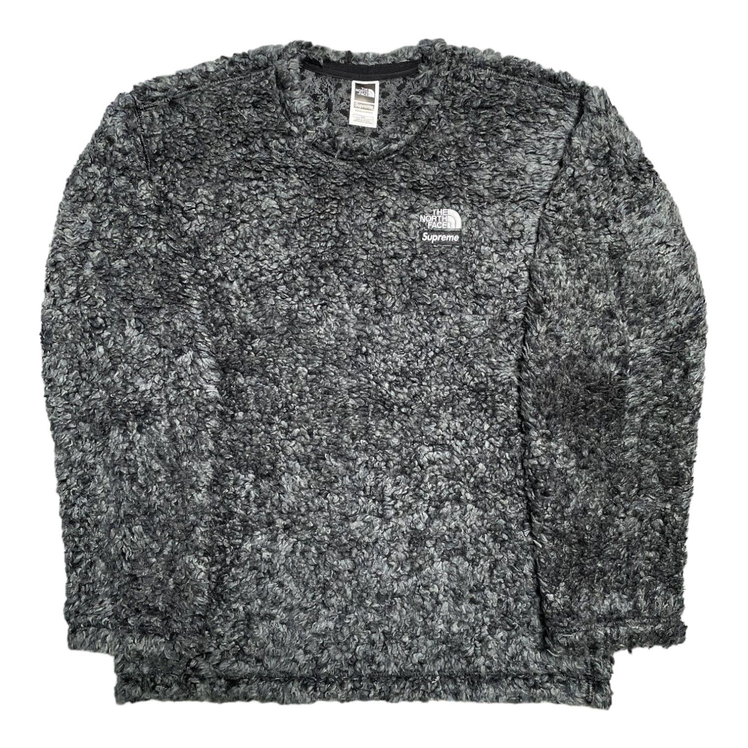 Supreme X North Face High Pile Fleece Long Sleeve Top Black