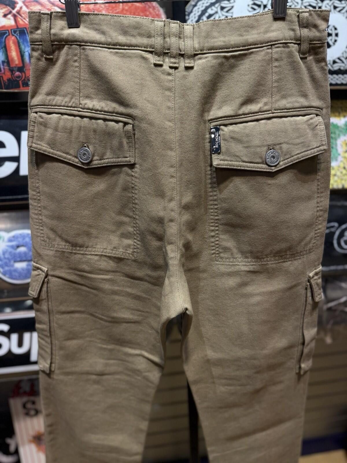 Balmain Balmain Biker Cargo Zip Pocket Beige / Khaki Pants (48) Size US 44 / EU 60 - 5 Thumbnail