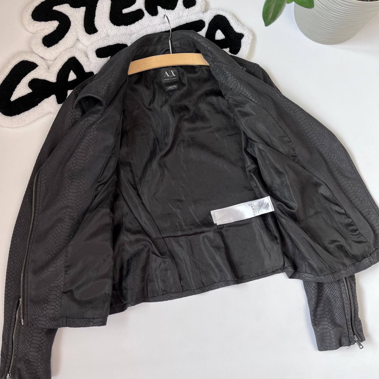 Armani Exchange Armani Exchange Biker Jacket Motorcycle Size M / US 6-8 / IT 42-44 - 8 Thumbnail