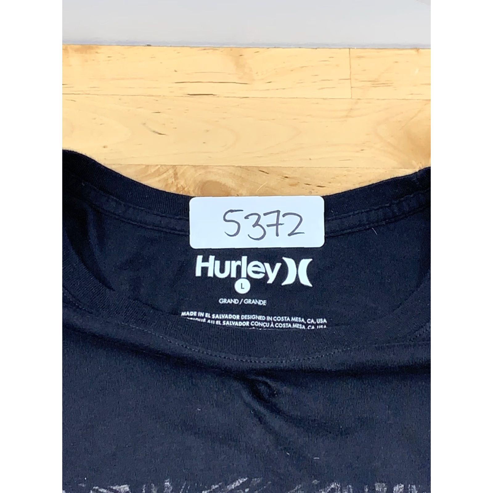 Hurley Hurley Mens T-Shirt Pocket Black Crew Neck Short Sleeve Beach Surf Casual 5372 L Size US L / EU 52-54 / 3 - 3 Thumbnail