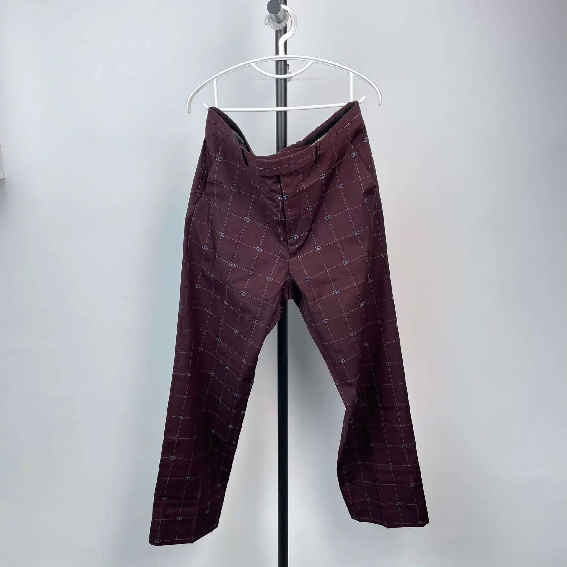 Gucci Gucci Pants Wine Red 175/92A 95 New Size US 32 / EU 48 - 1 Thumbnail