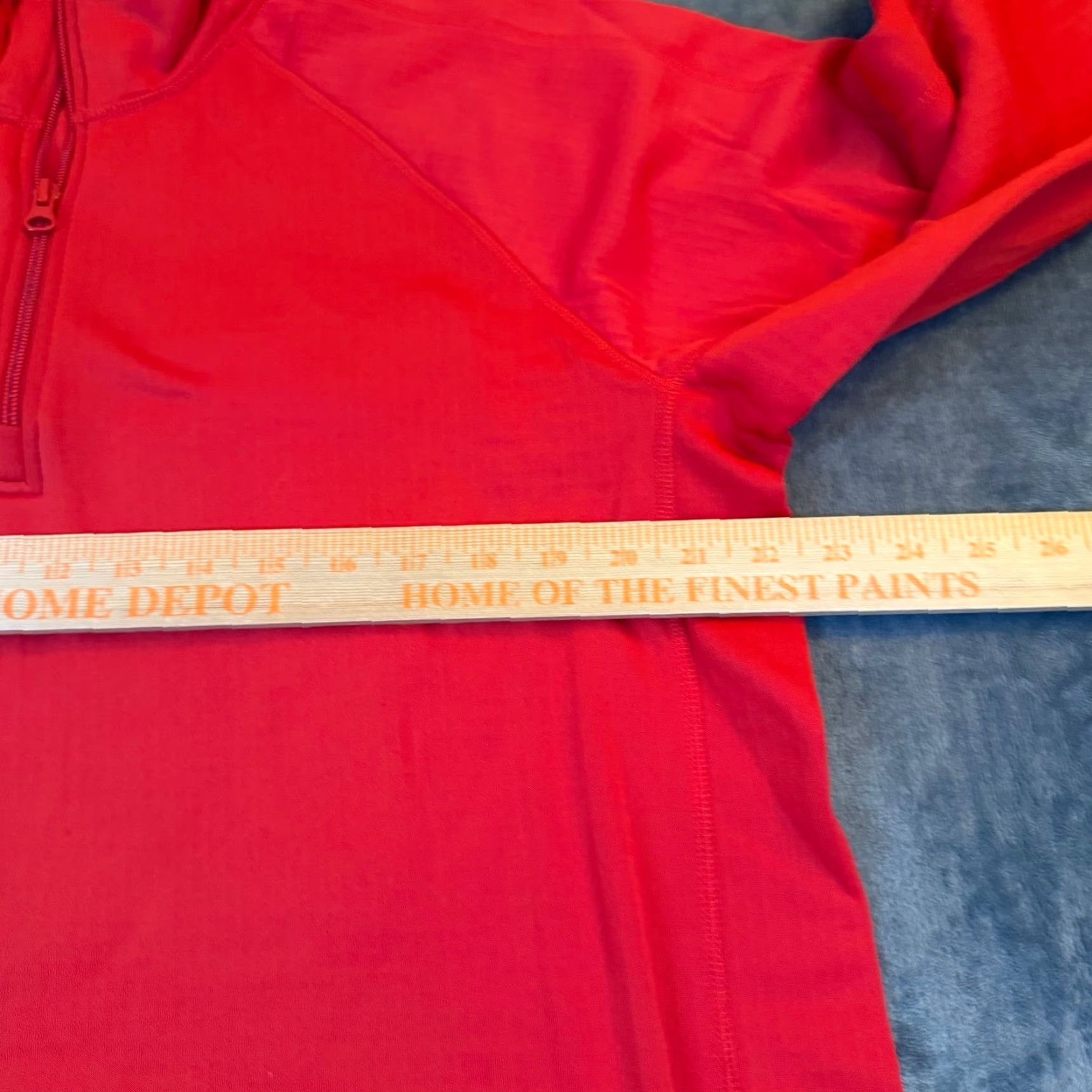 Duluth Trading Company Duluth Trading Co Pullover Mens Large Red Quarter Zip Thumbholes Stretch Outdoor Shirt Size US L / EU 52-54 / 3 - 6 Thumbnail