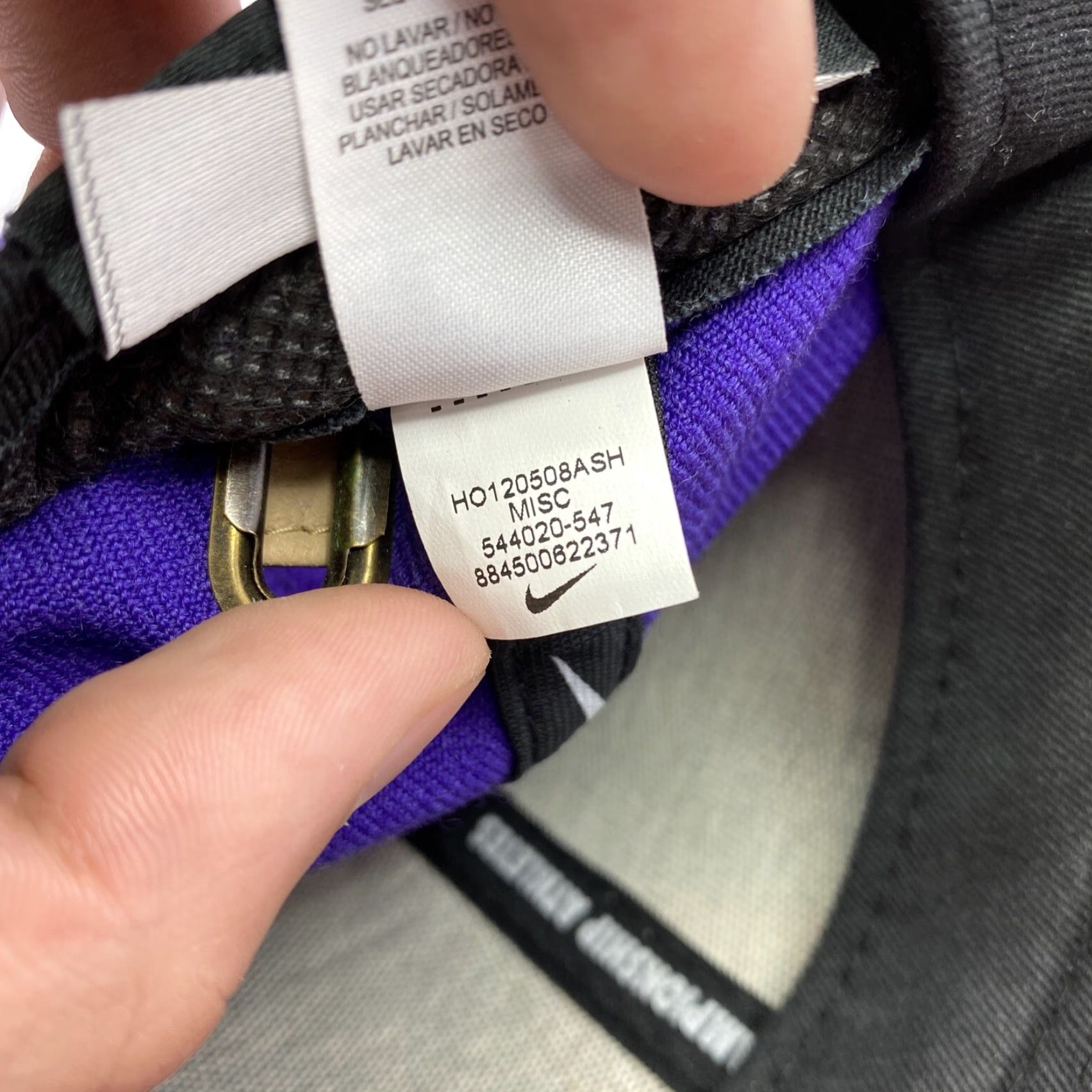 Nike NIKE TRUE ACG STRAPBACK HAT CAP PURPLE LEATHER ADJUSTABLE SOUTH BEACH UNISEX Size ONE SIZE - 8 Thumbnail
