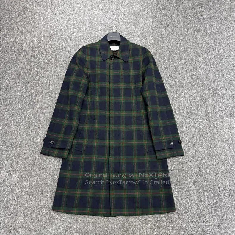 Gucci Gucci Floral rabbit embroidered plaid coat Size M / US 6-8 / IT 42-44 - 1 Thumbnail