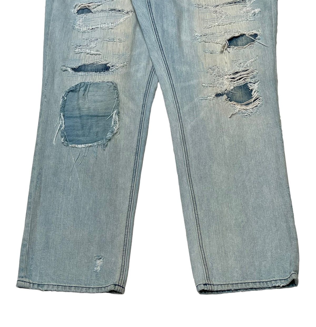 American Eagle Outfitters × Vintage Vintage American Eagle Outfitters Distressed Jeans 2000s Size US 38 / EU 54 - 6 Thumbnail