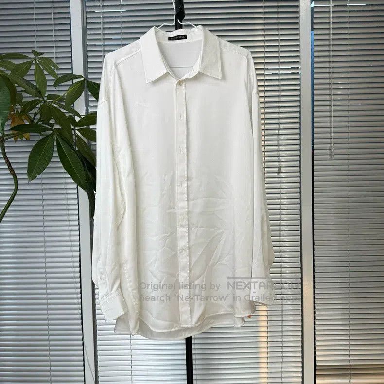 Balenciaga Balenciaga Crystal Long Sleeve Shirt Size XXS / US 00 / IT 34 - 1 Thumbnail