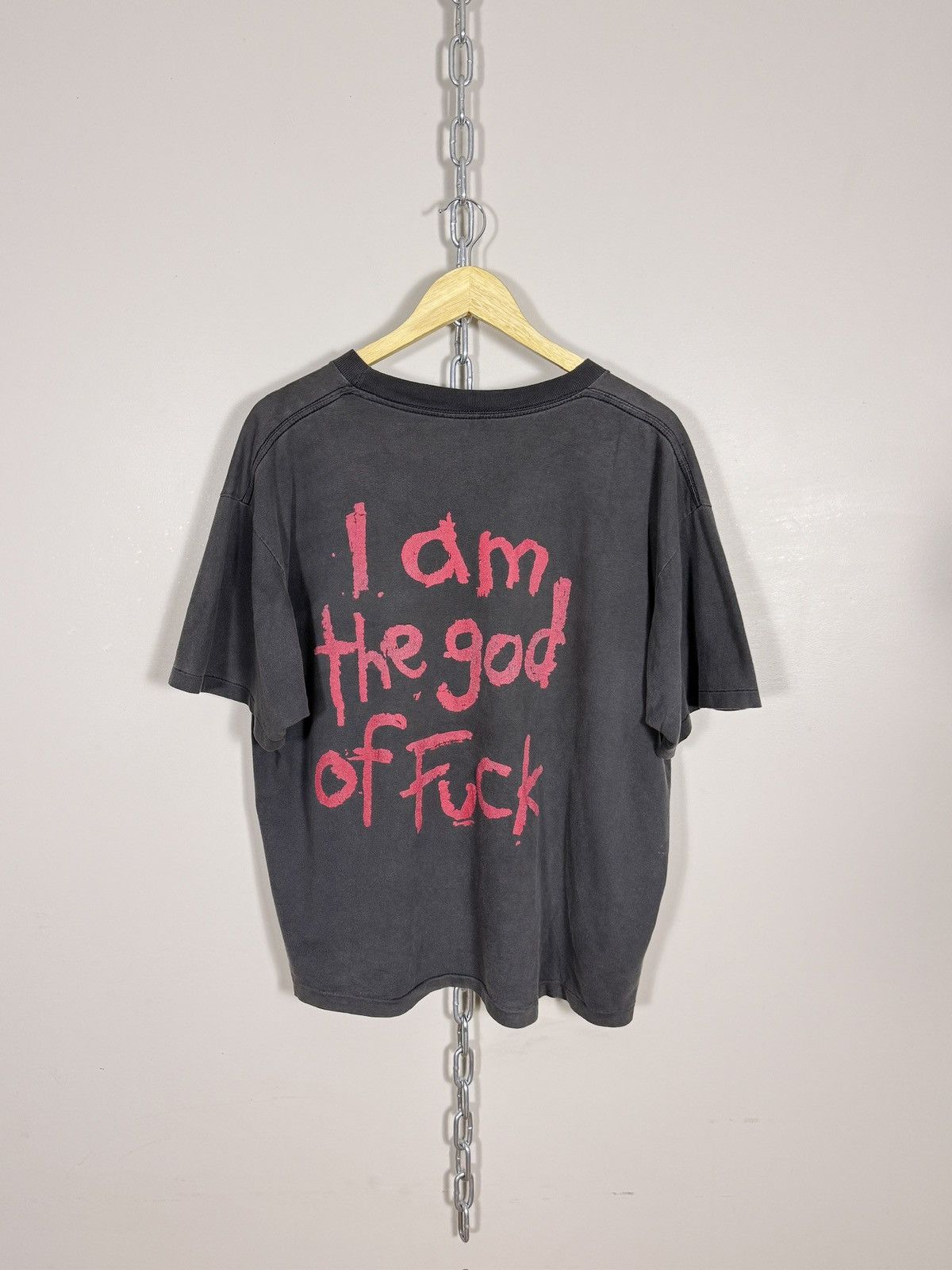 Vintage VINTAGE 1996 I AM GOD OF FUCK MARILYN MANSON GRAIL Size US XL / EU 56 / 4 - 3 Thumbnail