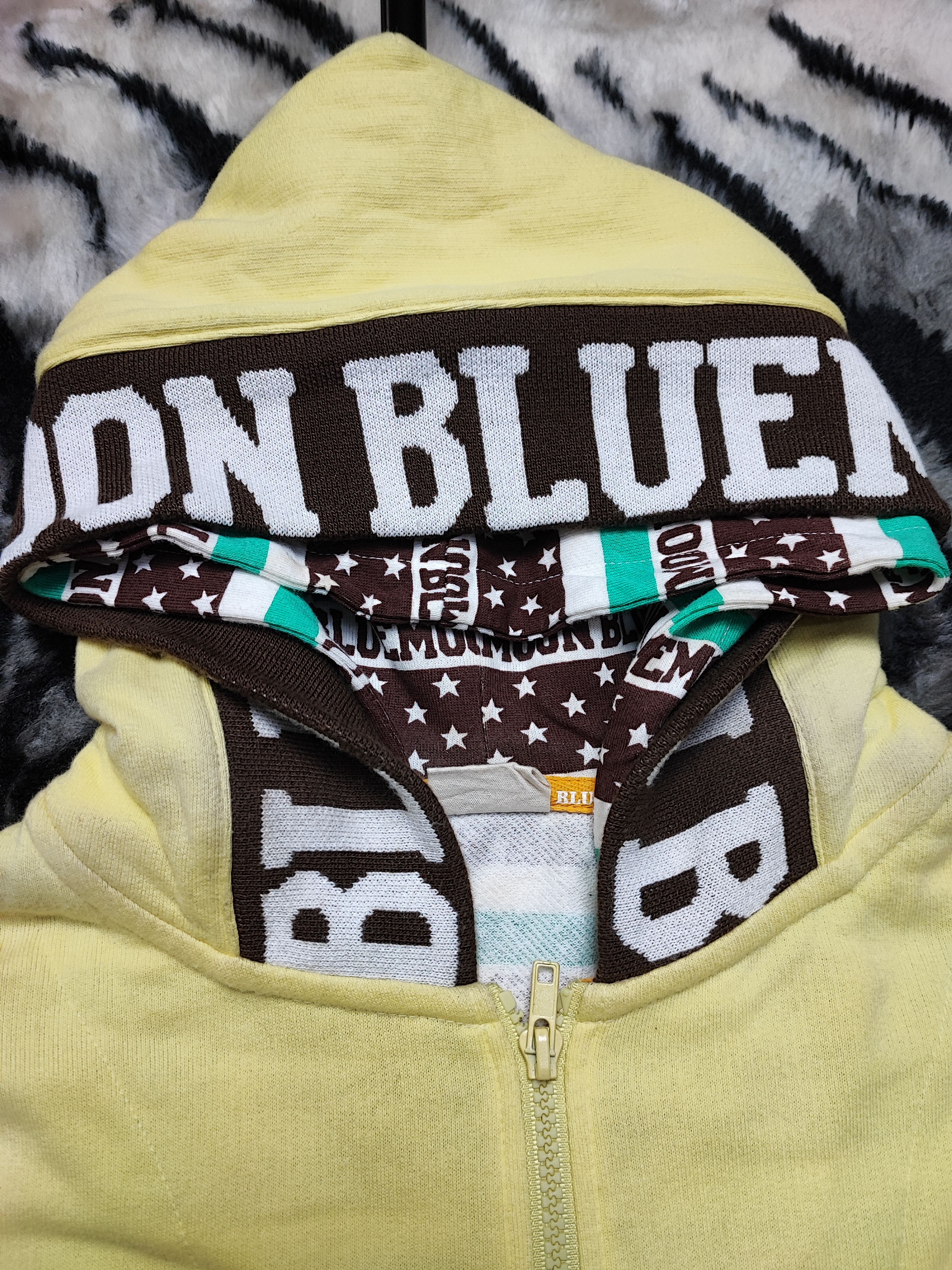 Hysteric Glamour Blue Moon Blue Zip Hoodie Full Print Size US S / EU 44-46 / 1 - 7 Thumbnail