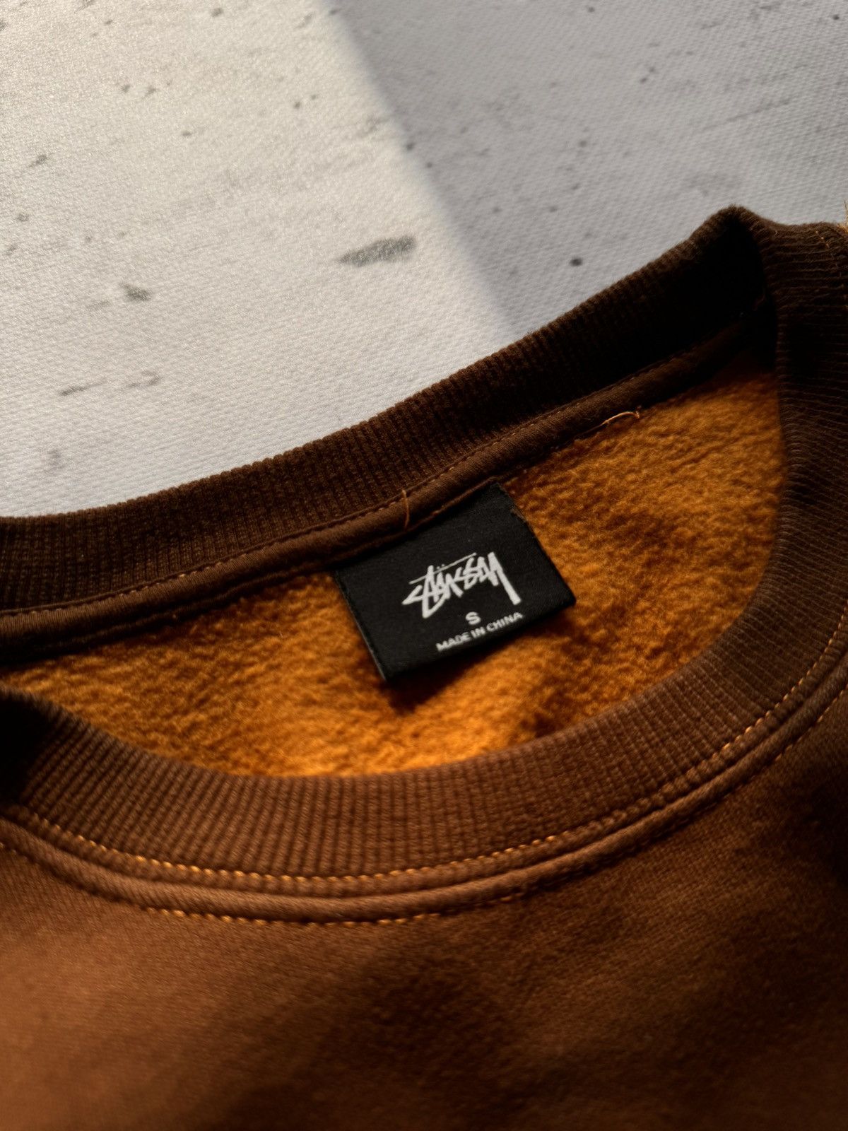 Stussy × Vintage STUSSY CENTER LOGO VINTAGE SWEATSHIRT Size US S / EU 44-46 / 1 - 5 Thumbnail
