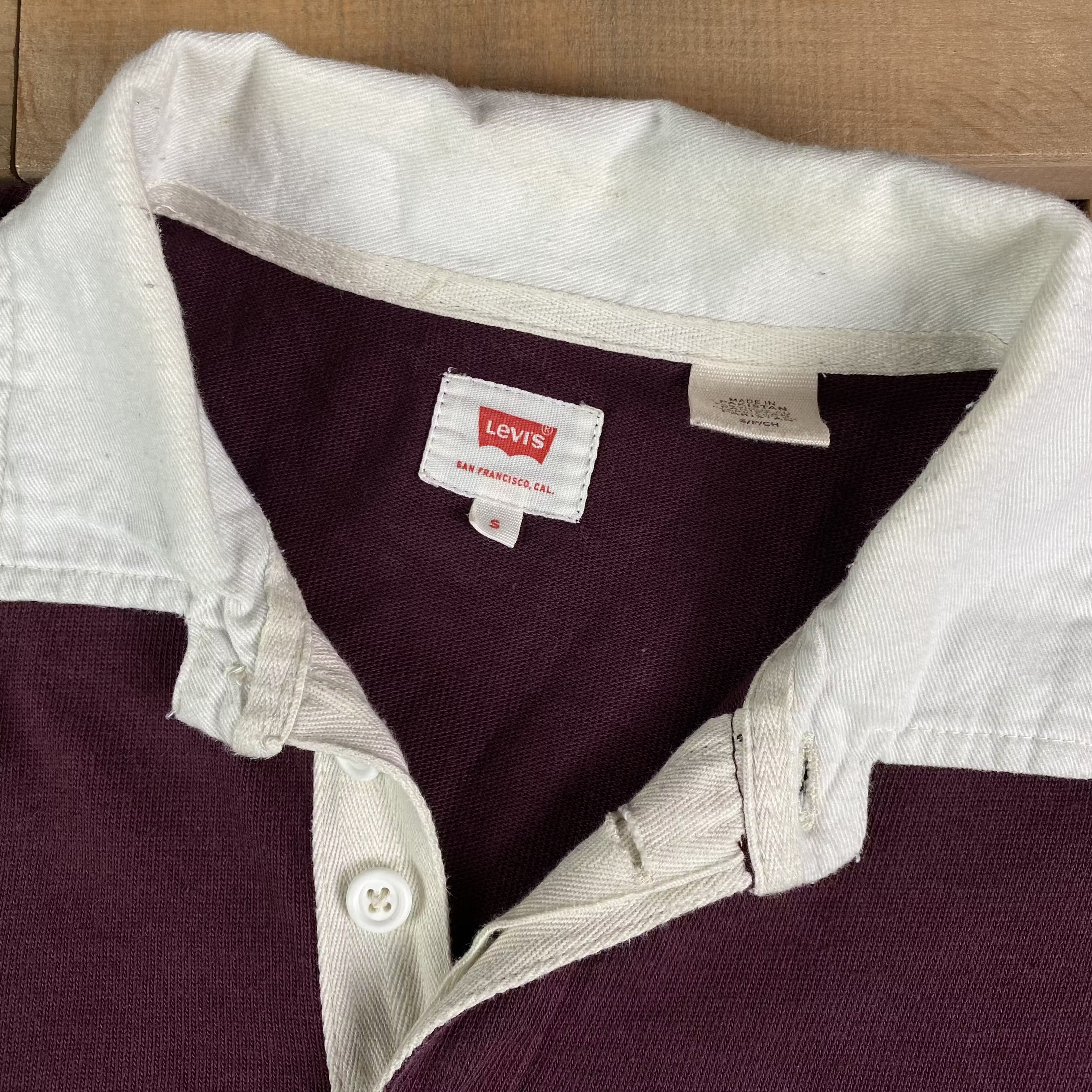 Levi's × Levi's Vintage Clothing × Vintage Mens Levi’s Big Logo Rugby Sweatshirt Size S Size US S / EU 44-46 / 1 - 5 Thumbnail