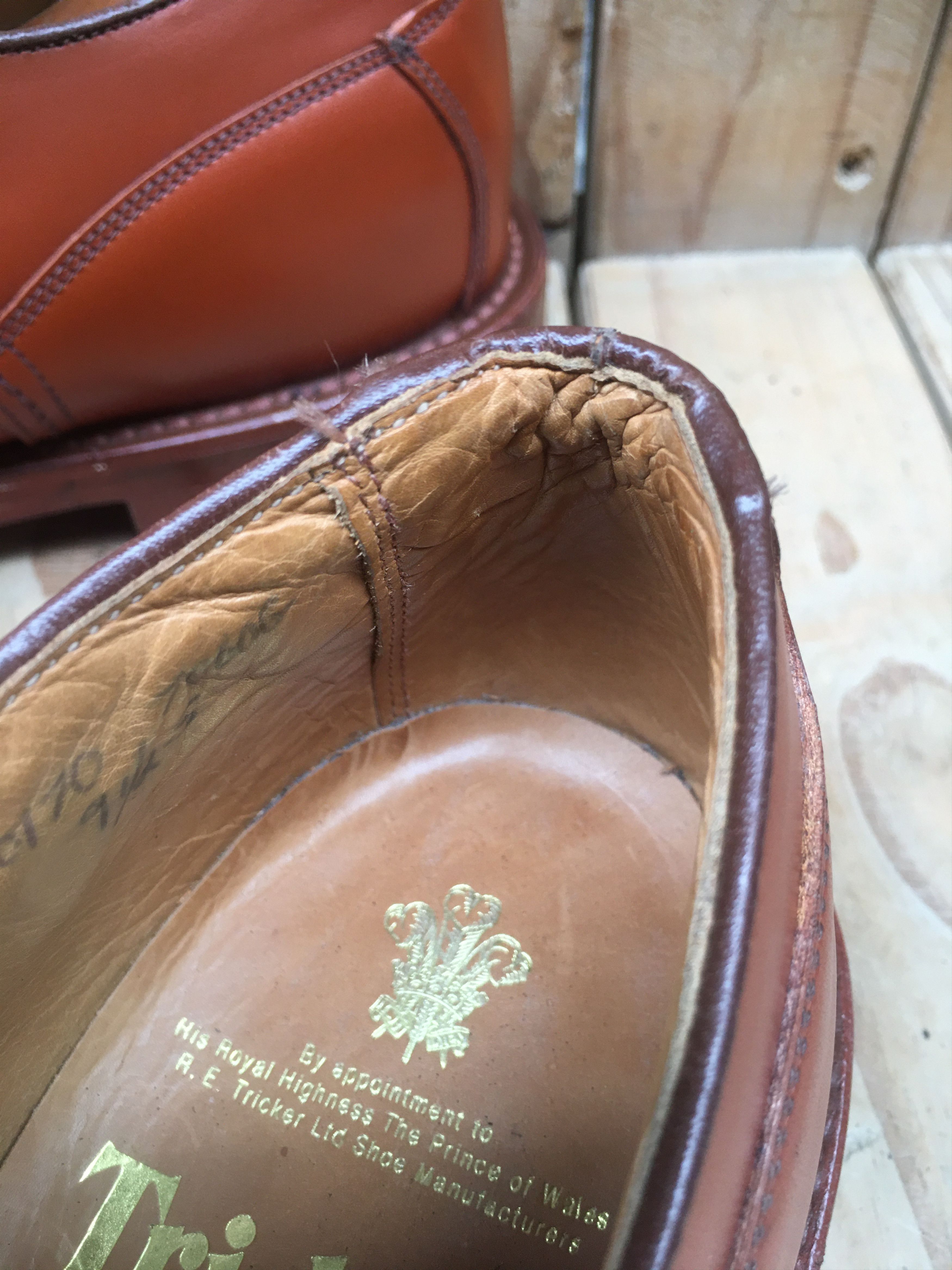 Tricker's Tricker's brown derby Mens leather shoes UK 9.5 Size US 10.5 / EU 43-44 - 12 Thumbnail