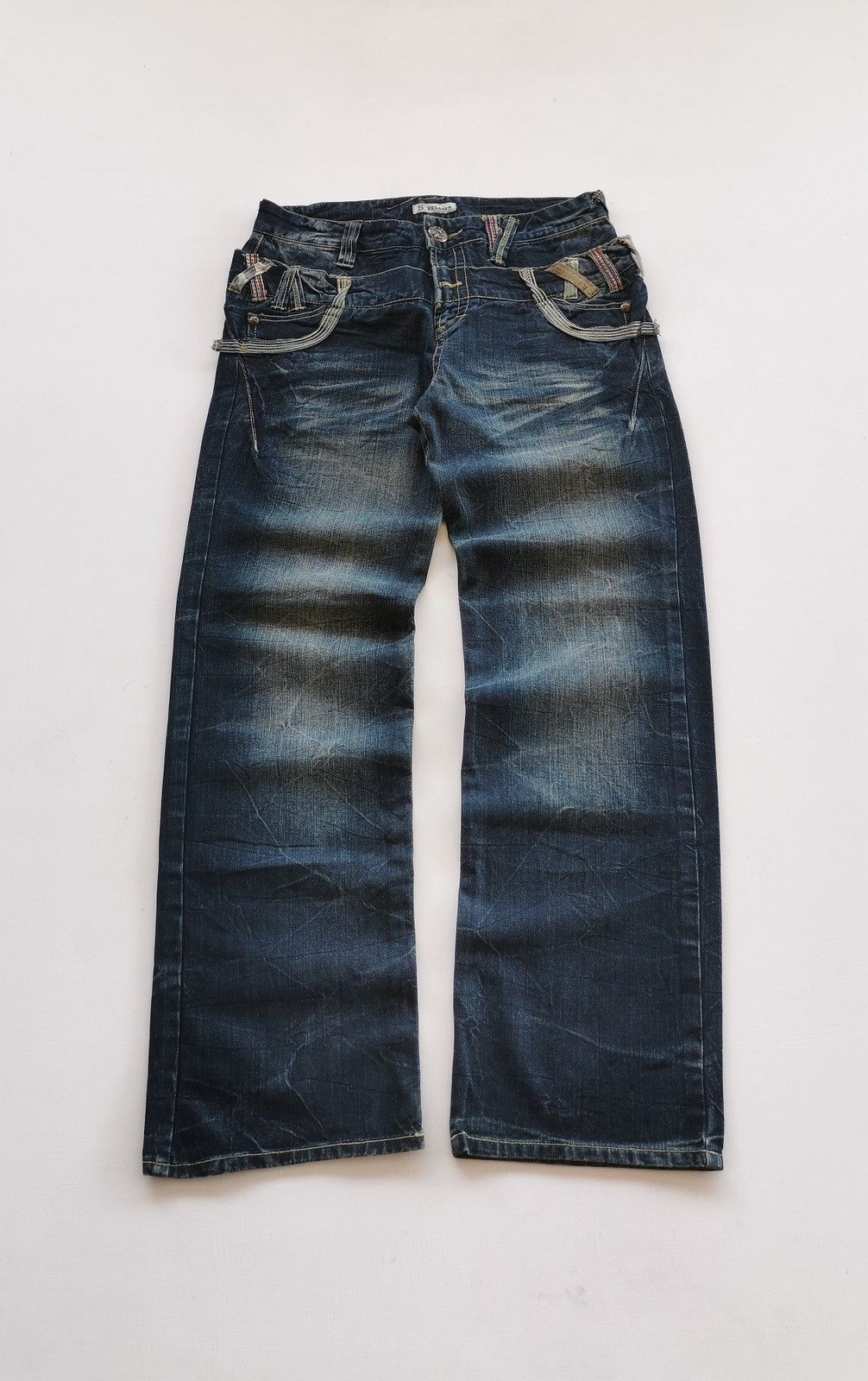 Kapital Sorridere Japan Double Waist Denim Jeans Size US 32 / EU 48 - 5 Thumbnail