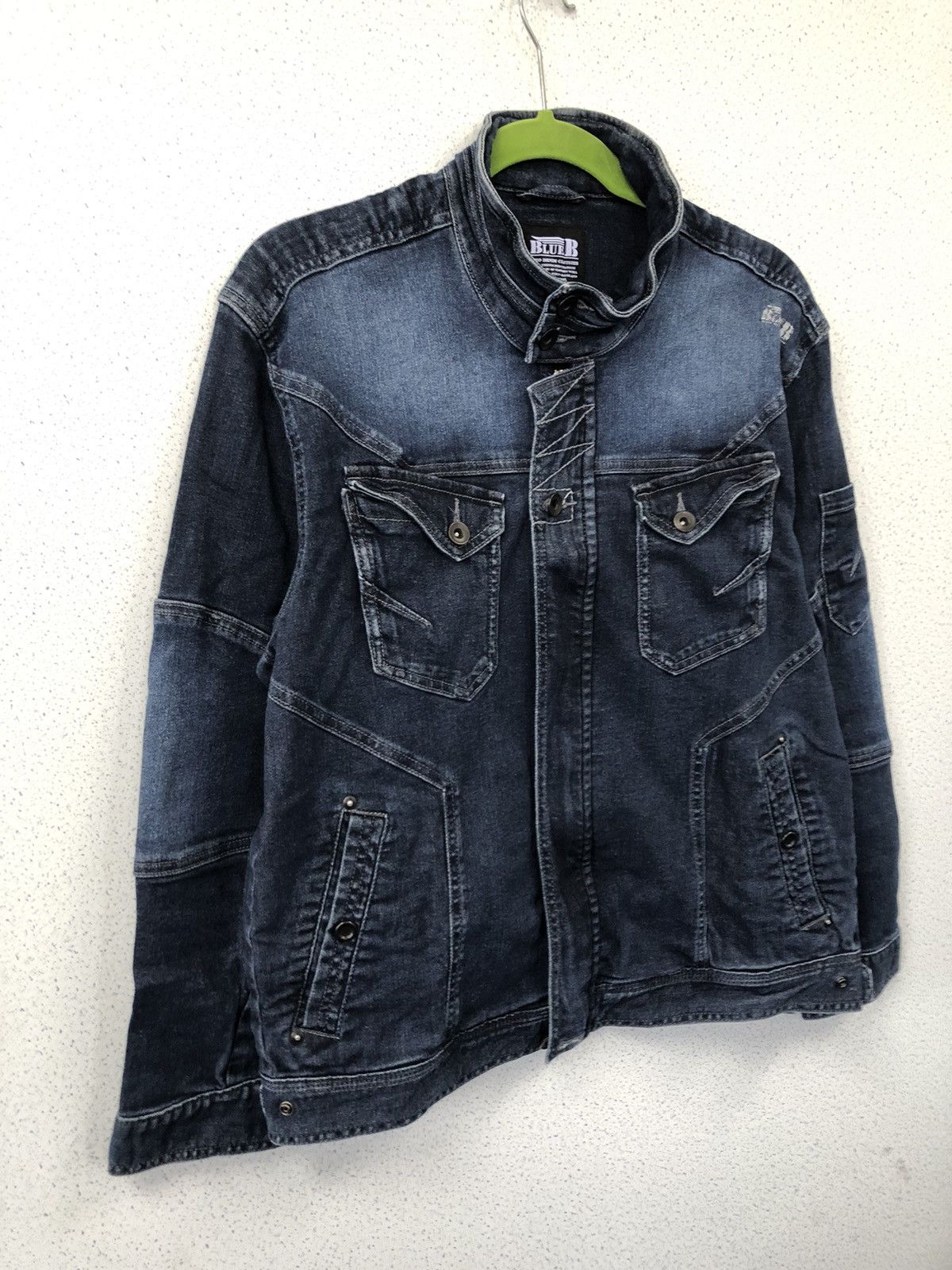 Japanese Brand Blue B Neo Denim Jacket Size US M / EU 48-50 / 2 - 3 Thumbnail