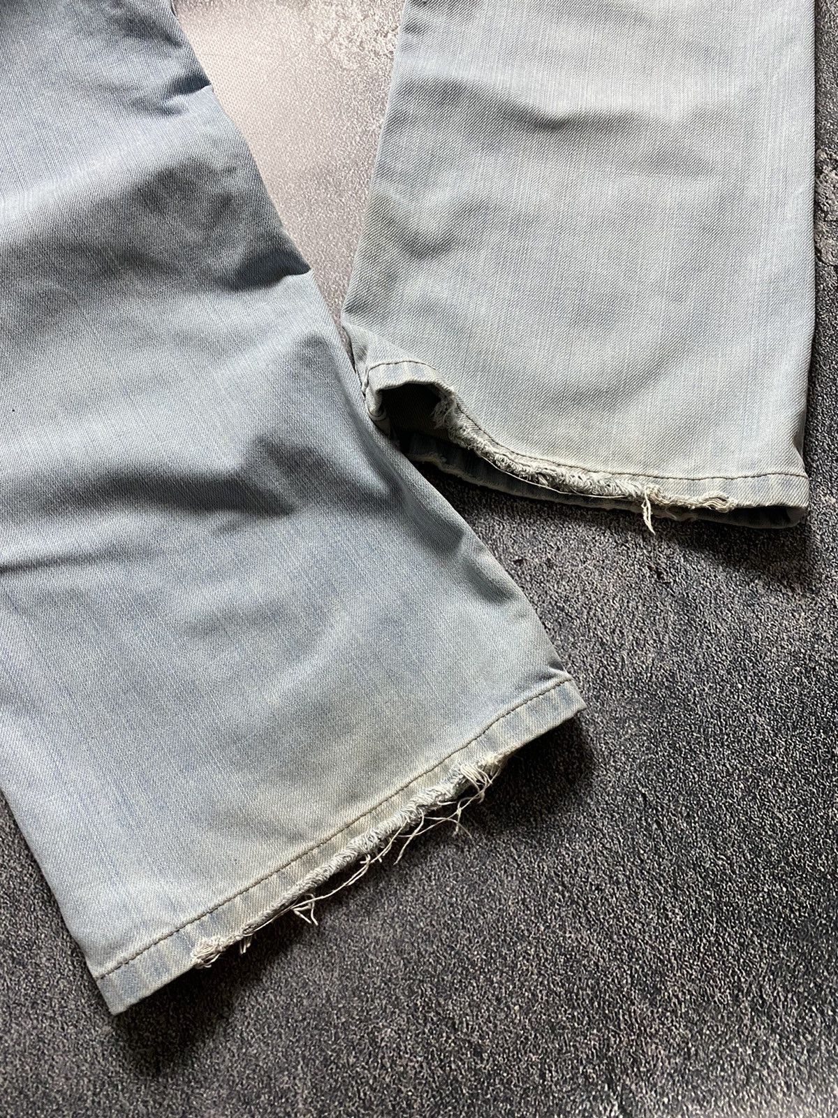 Anime × Japanese Brand Egoiste VNTG Embroidered Pulls Flare Y2K Jeans Pants Size US 34 / EU 50 - 9 Thumbnail