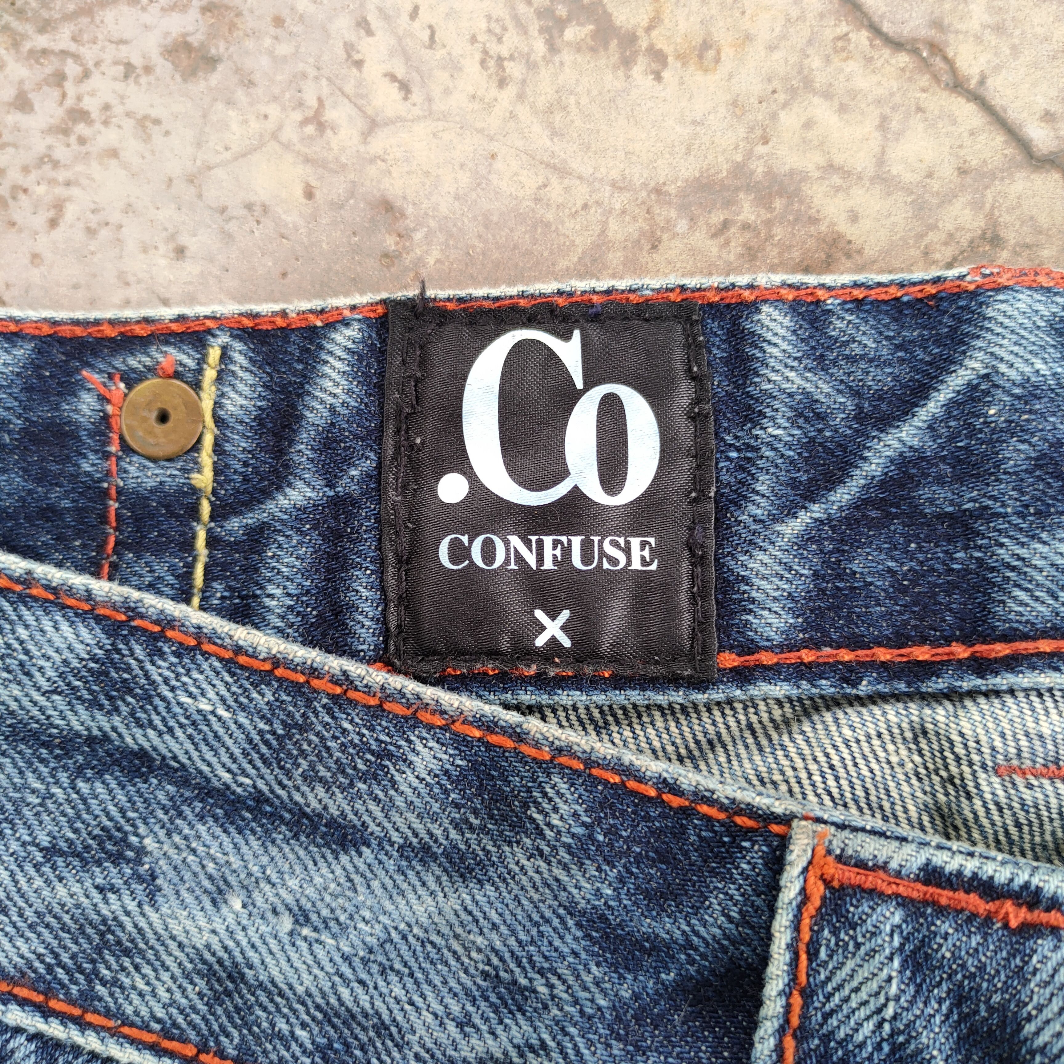 Japanese Brand × Jean × Vintage W32 VINTAGE CO CONFUSE FADED JEANS DENIM PANTS Size US 32 / EU 48 - 14 Thumbnail
