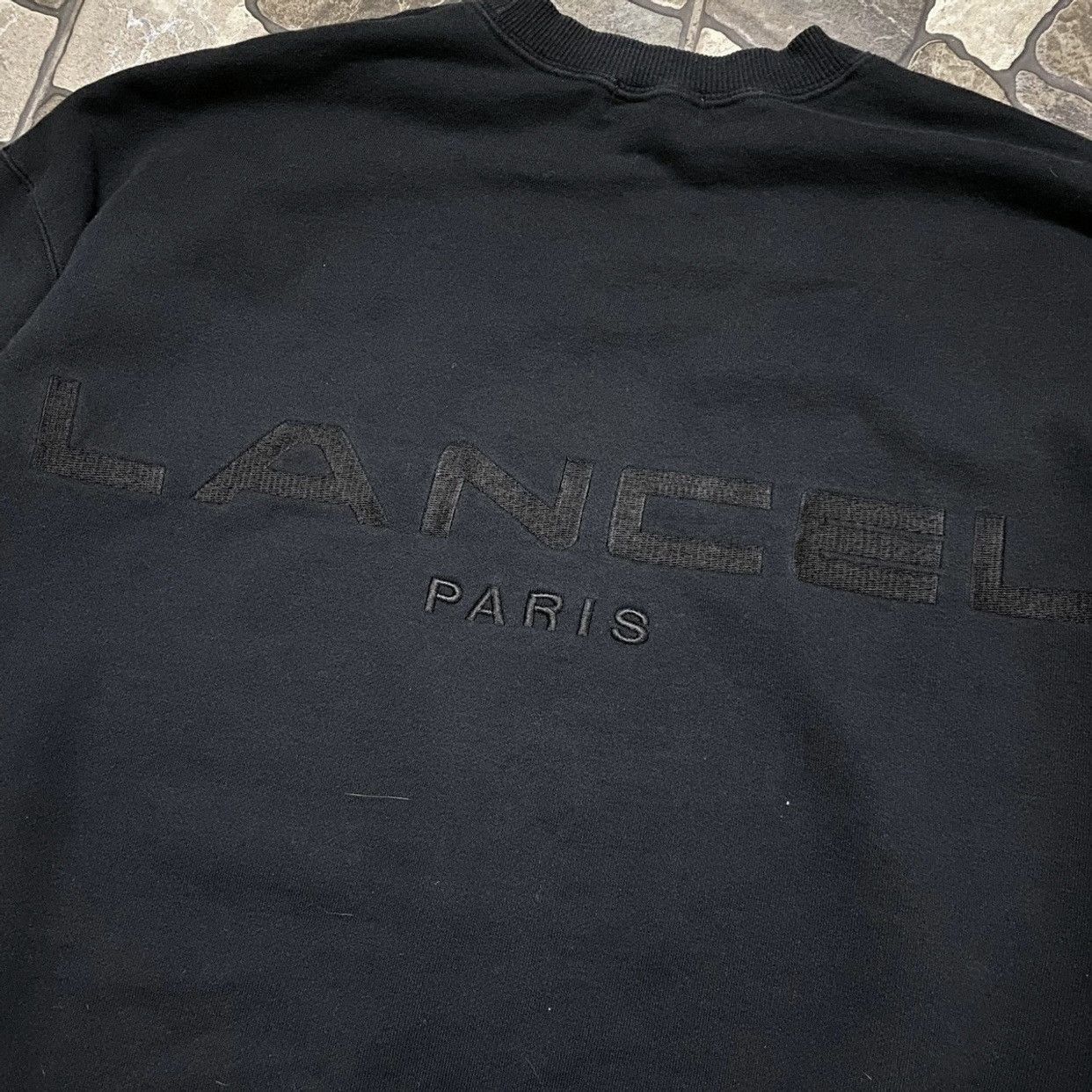 Lancel × Vintage LANCEL BLACK SWEATSHIRTS Size US M / EU 48-50 / 2 - 3 Thumbnail