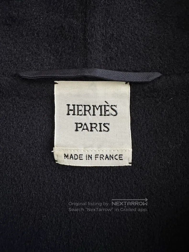 Hermes Hermes Double-Faced Cashmere Belted Coat, Burgundy Size S / US 4 / IT 40 - 7 Thumbnail
