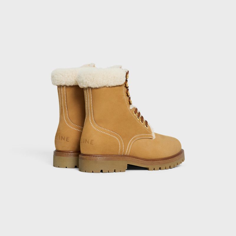 Celine o1bcso1str1225 356774362C Kurt Lace-up Mid Boots Size US 9 / IT 39 - 3 Thumbnail