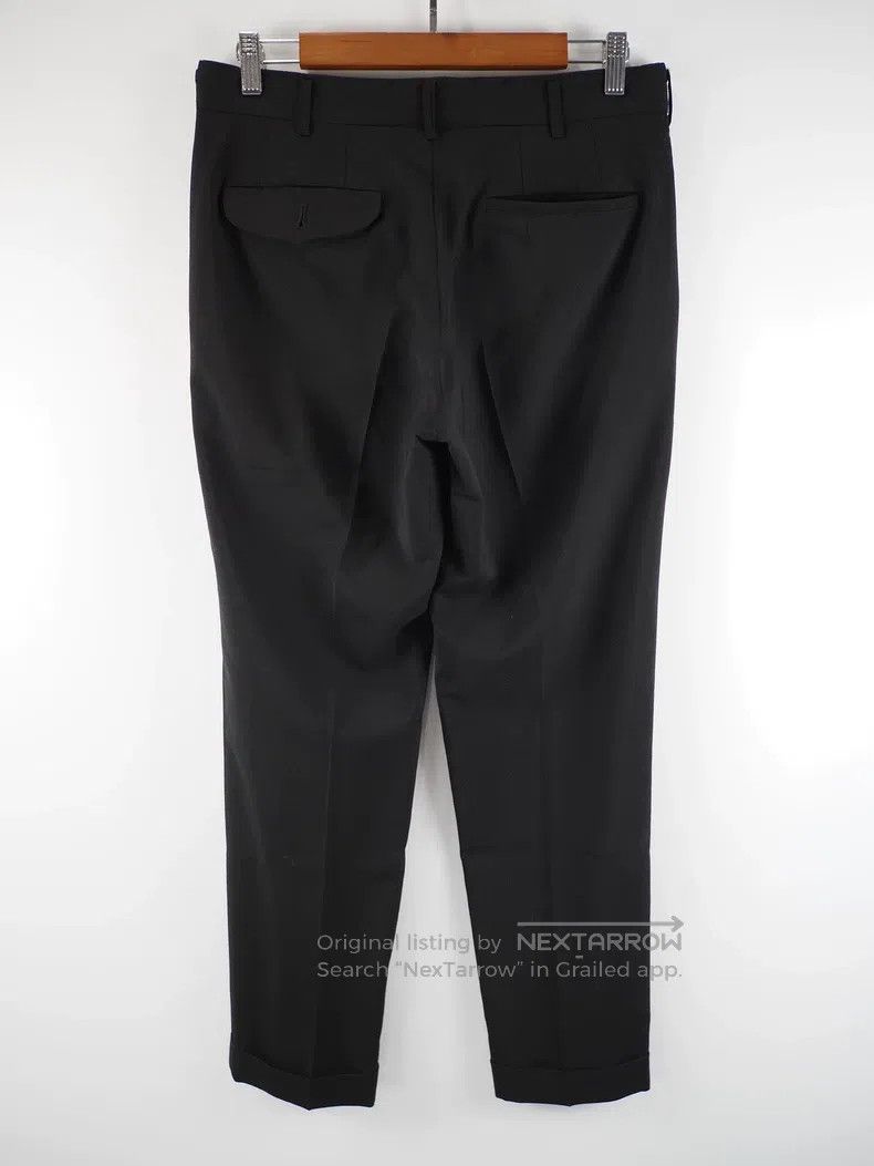 Comme des Garcons Comme Des Garcons size S Black wool blend casual pants in Size US 27 - 2 Thumbnail