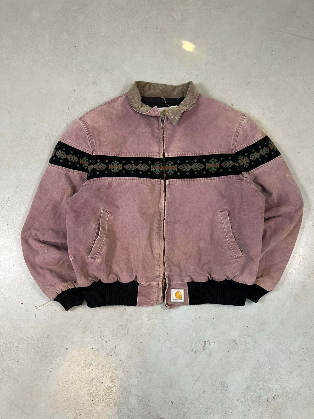 Carhartt × Vintage Vintage 90s JQ0507 Carhartt Cream Santa Fe