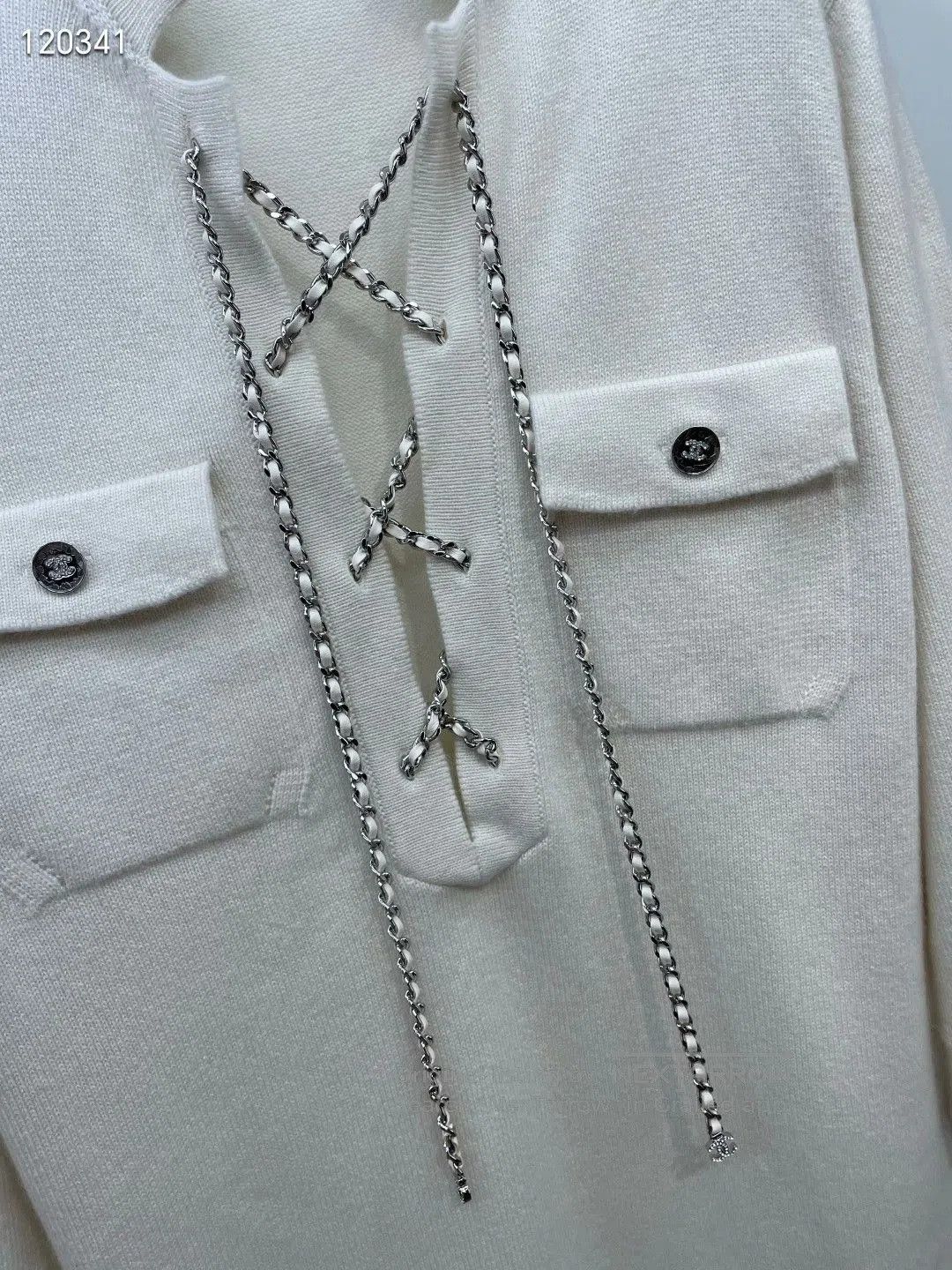 Chanel Chanel 23P Chain Knit Dress. Size XXS / US 00 / IT 34 - 3 Thumbnail