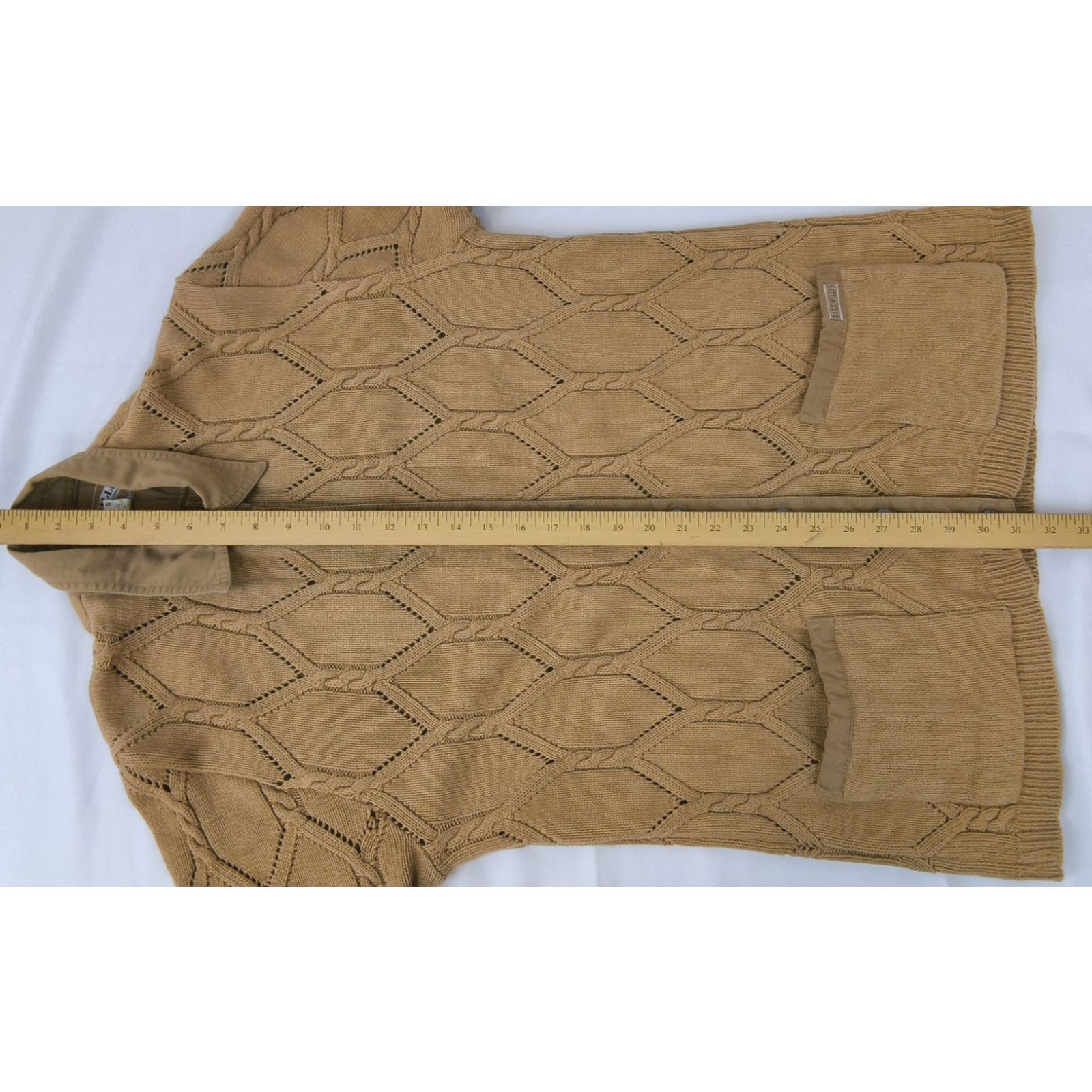 Other Blue Willi's Denmark Cardigan Women's M Beige 100% Cotton Size M / US 6-8 / IT 42-44 - 16 Thumbnail