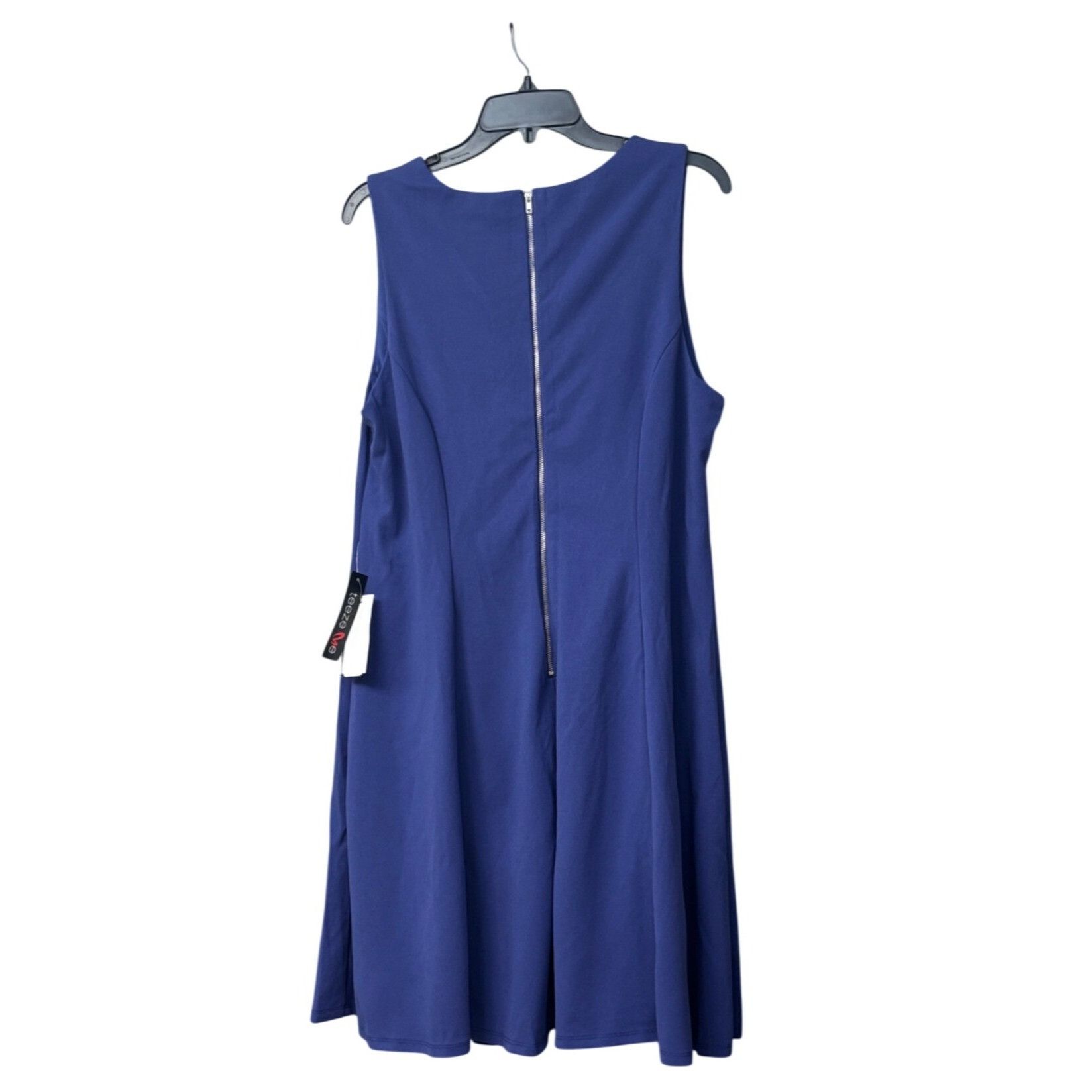 Other Teeze Me Juniors' Plus Double V-Neck Fit & Flare Dress, Coba Size XL / US 12-14 / IT 48-50 - 6 Thumbnail