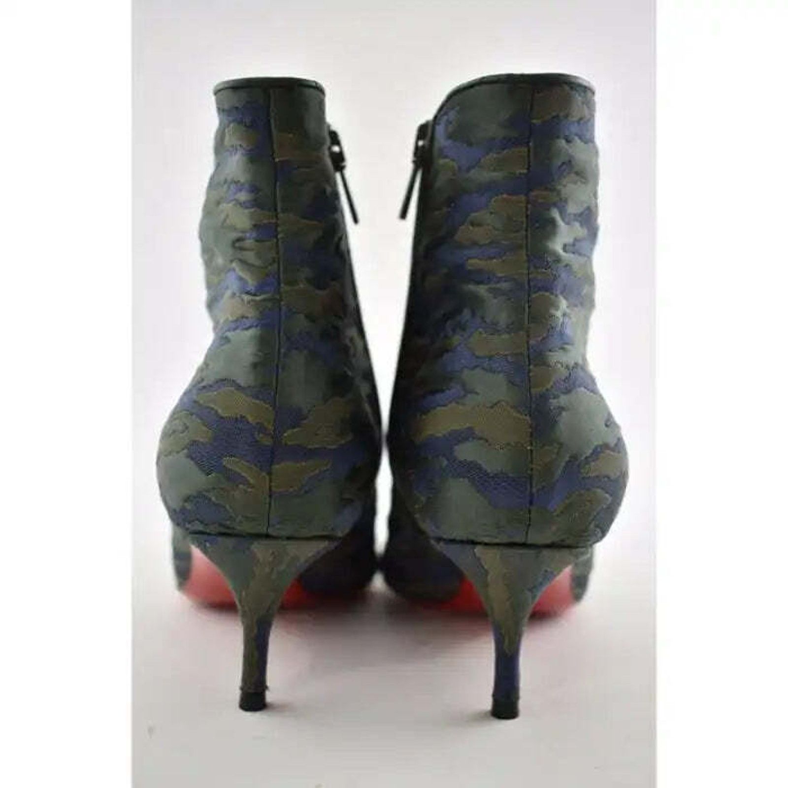 Christian Louboutin Christian Louboutin So Kate Booty 55 Green Blue Camouloubi Size US 6.5 / IT 36.5 - 8 Thumbnail