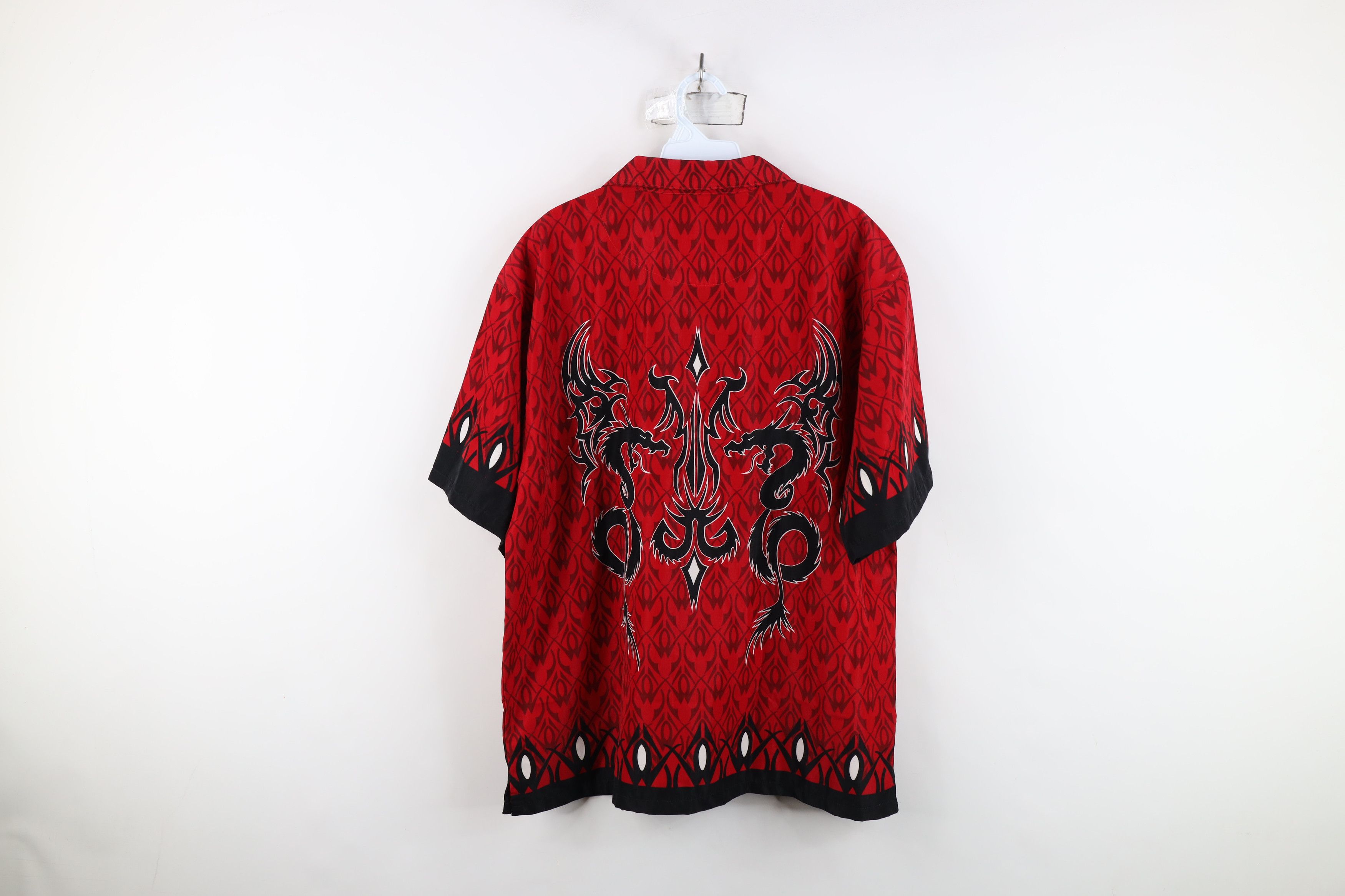 Vintage Vintage 90s Y2K Streetwear Casino Bowling Button Shirt Size US L / EU 52-54 / 3 - 8 Thumbnail