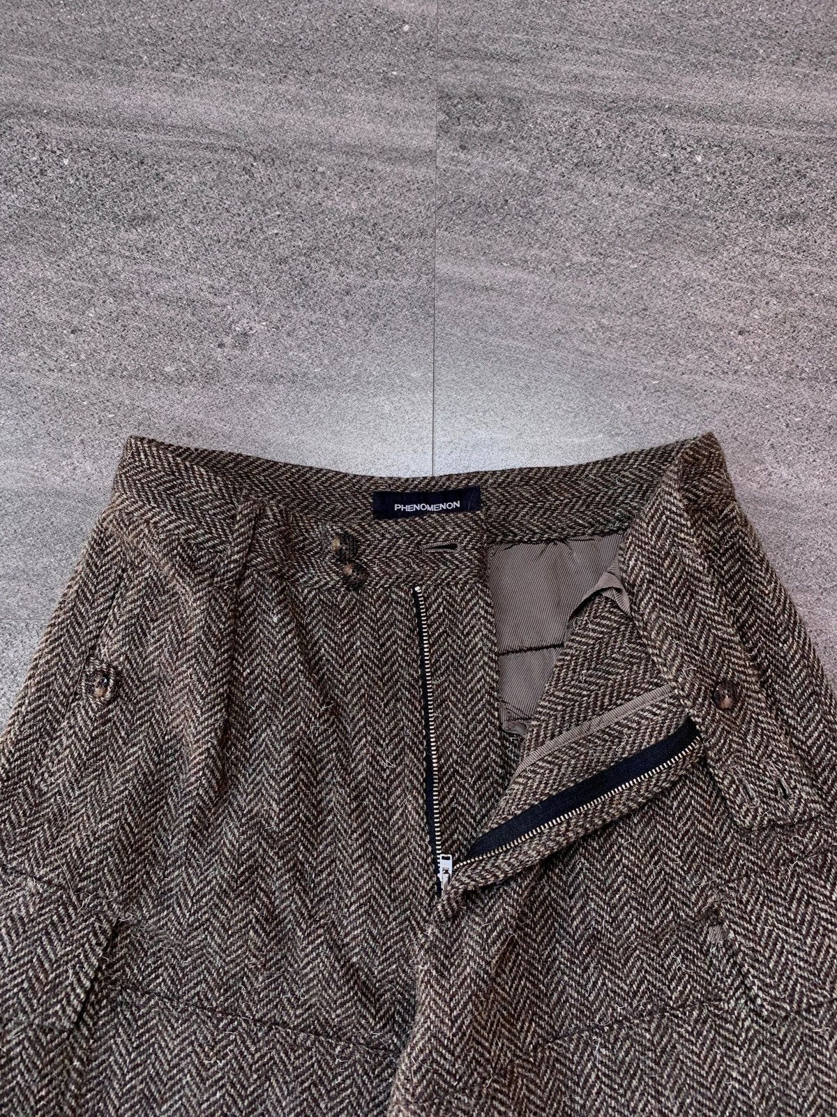 PHENOMENON AW 2012 Herringbone Shorts Pants - 29” Size US 29 - 5 Thumbnail