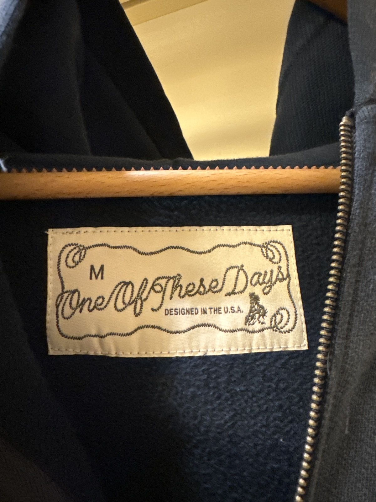 image of One Of These Days Blue Hoodie, Men's (Size Medium)