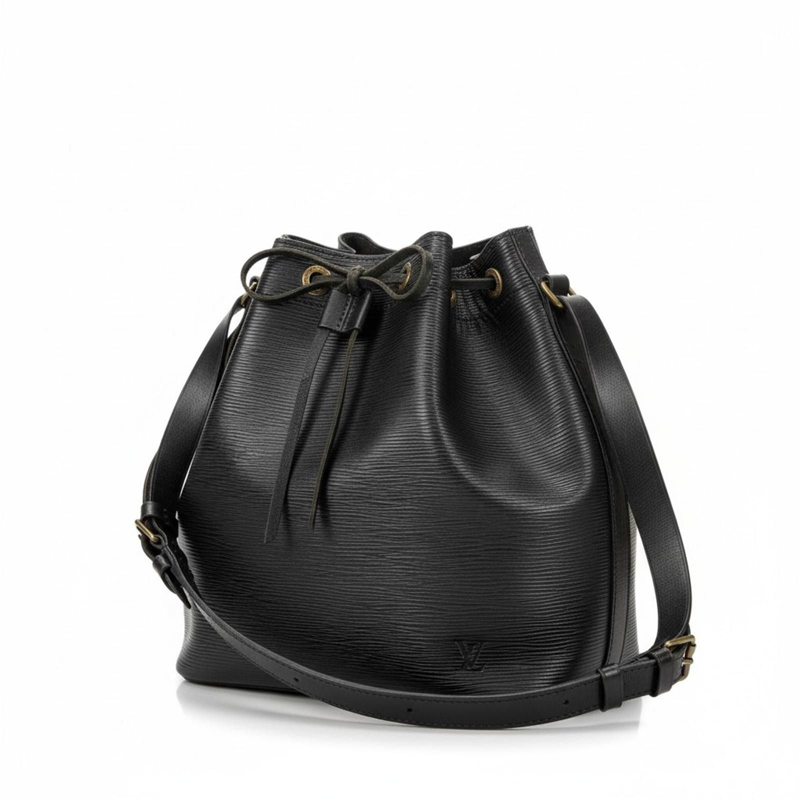 Louis Vuitton Louis Vuitton - Black Epi Leather Noé Shoulder Bag Size ONE SIZE - 1 Thumbnail