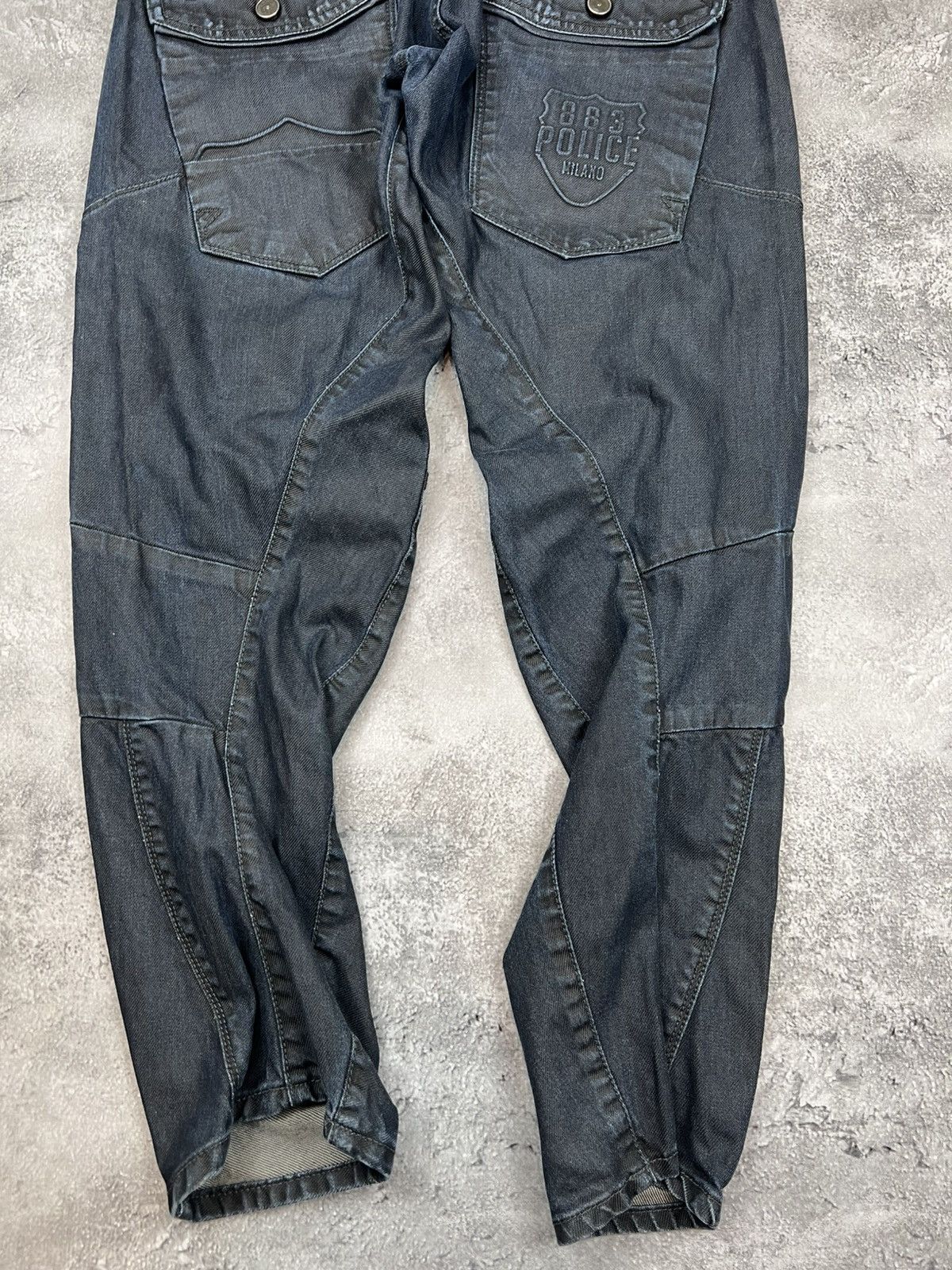 Japanese Brand 883 Police Y2K Tapered Jeans Denim Pants Size US 32 / EU 48 - 4 Thumbnail