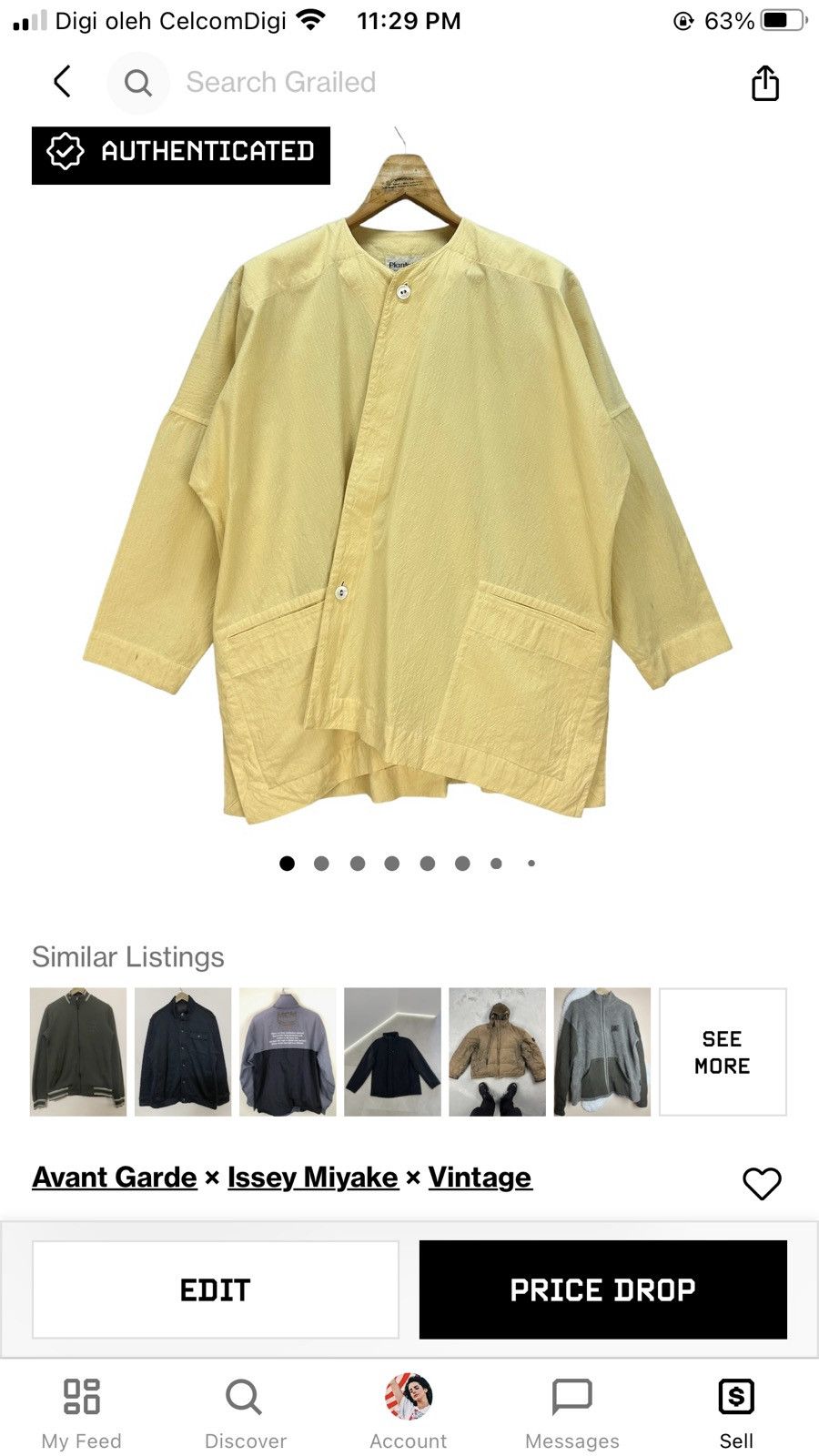 Issey Miyake 90's PLANTATION BY ISSEY MIYAKE RARE DESIGN JACKET #8183-209 Size US M / EU 48-50 / 2 - 16 Thumbnail