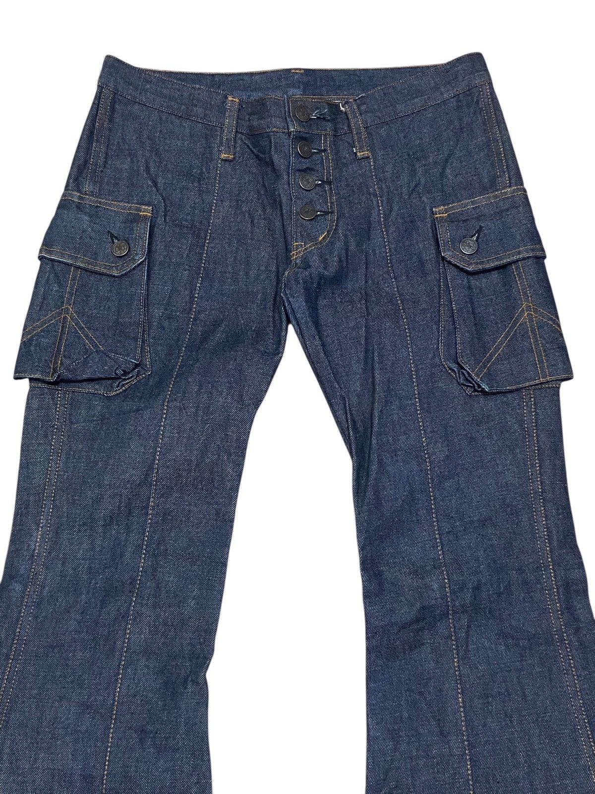Japanese Brand Japanese Brand Dee Dee Denim Super Flare Jeans Size 32" / US 10 / IT 46 - 2 Thumbnail