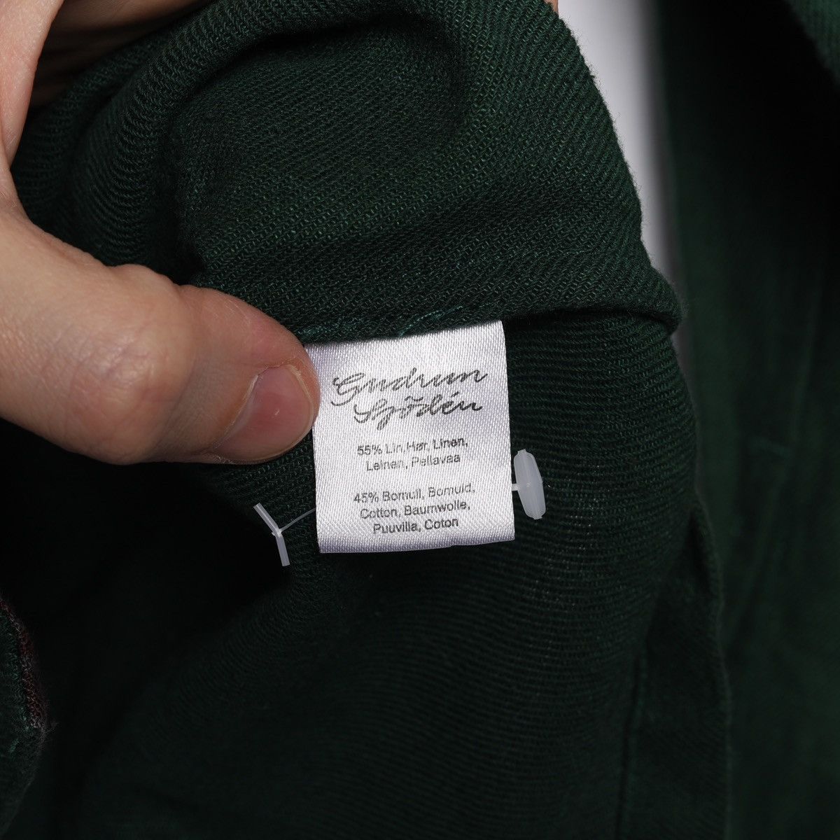 Gudrun Sjoden Gudrun Sjoden Linen Cotton Green Shirt Size S / US 4 / IT 40 - 15 Thumbnail