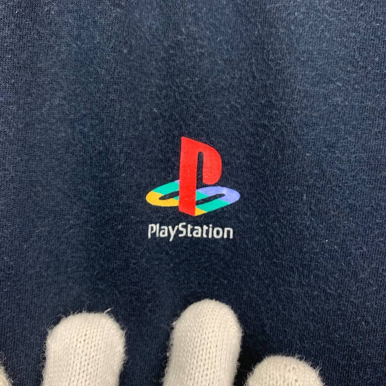 Playstation 90s Vintage SONY PLAYSTATION Crew Neck T Shirt #2441/AJ Size US M / EU 48-50 / 2 - 4 Thumbnail