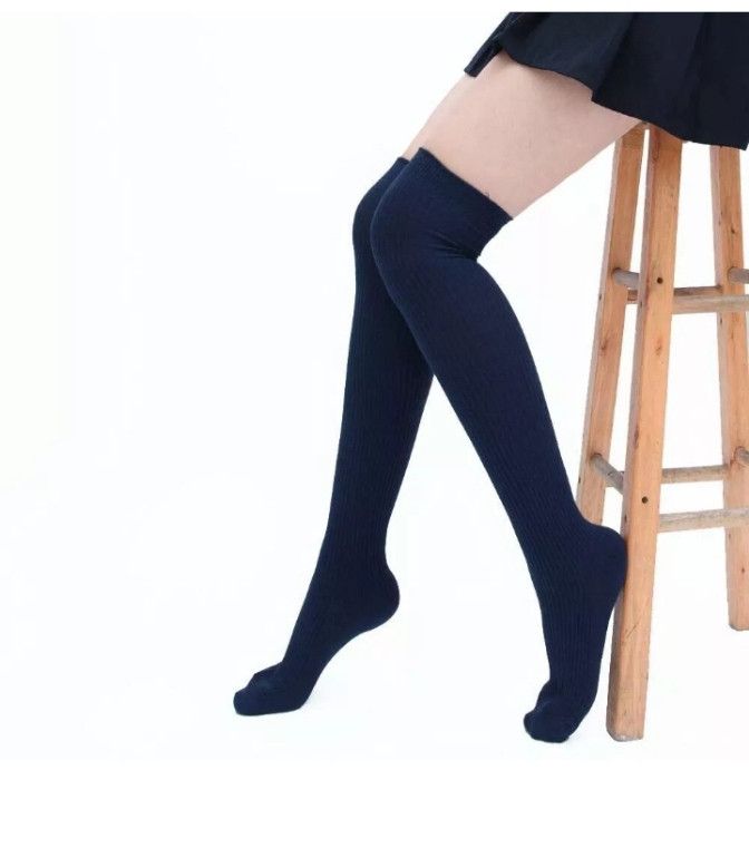 Societe Anonyme Ladies Top Stay Up Thigh High Over the Knee Socks Size ONE SIZE - 1 Thumbnail