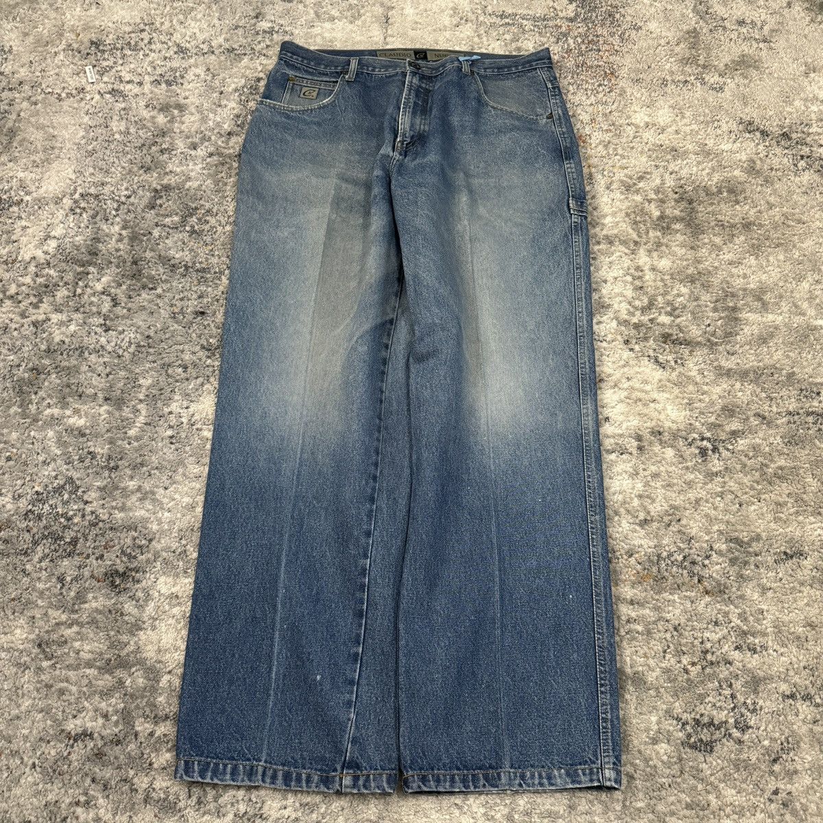 Carhartt × JNCO × Vintage Vintage Y2K Baggy wide leg carpenter light wash JNCO style Size US 36 / EU 52 - 2 Thumbnail