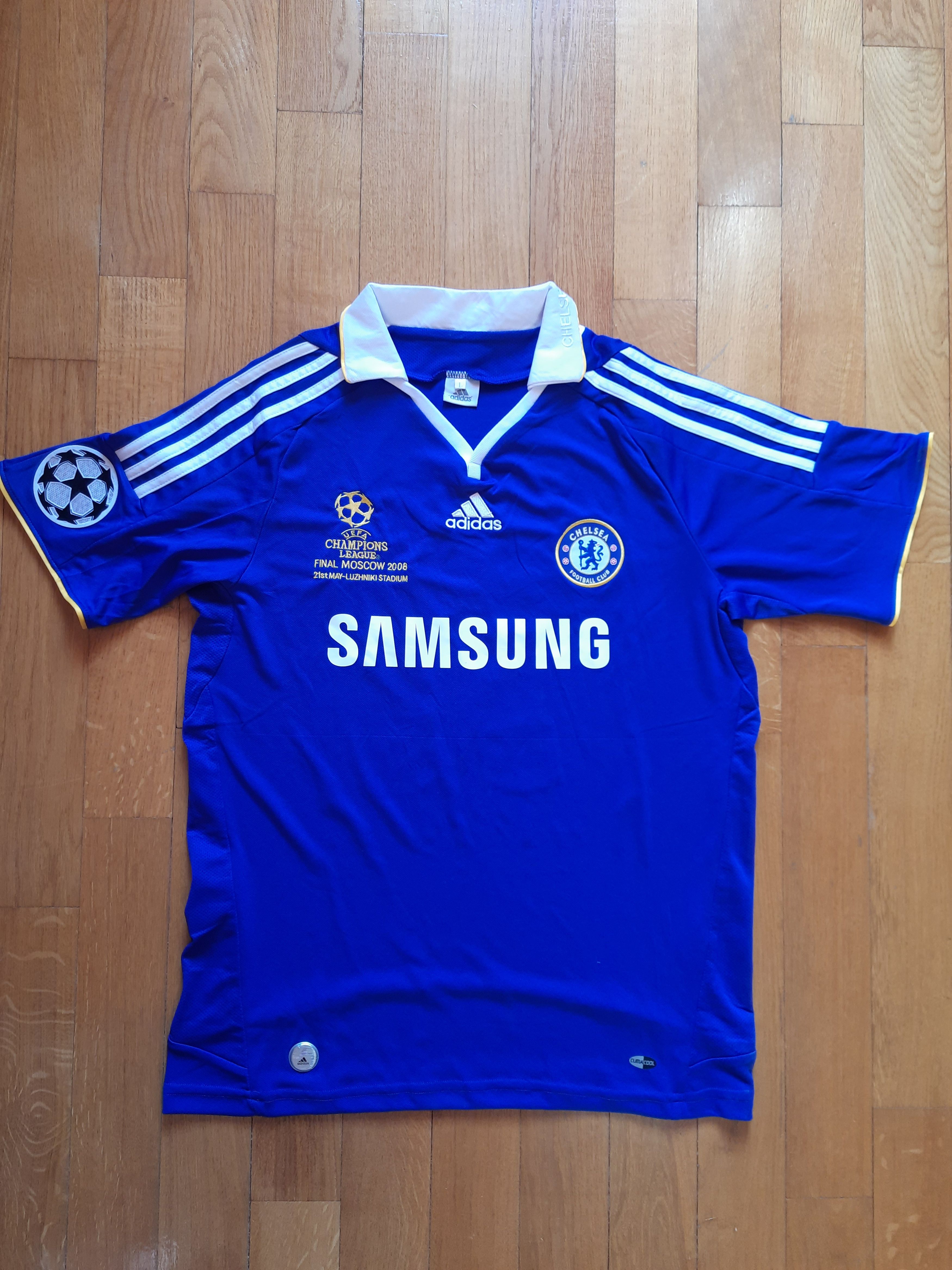 Other F C Chelsea Drogba 2008 Final Soccer Football Tee Size US M / EU 48-50 / 2 - 2 Thumbnail