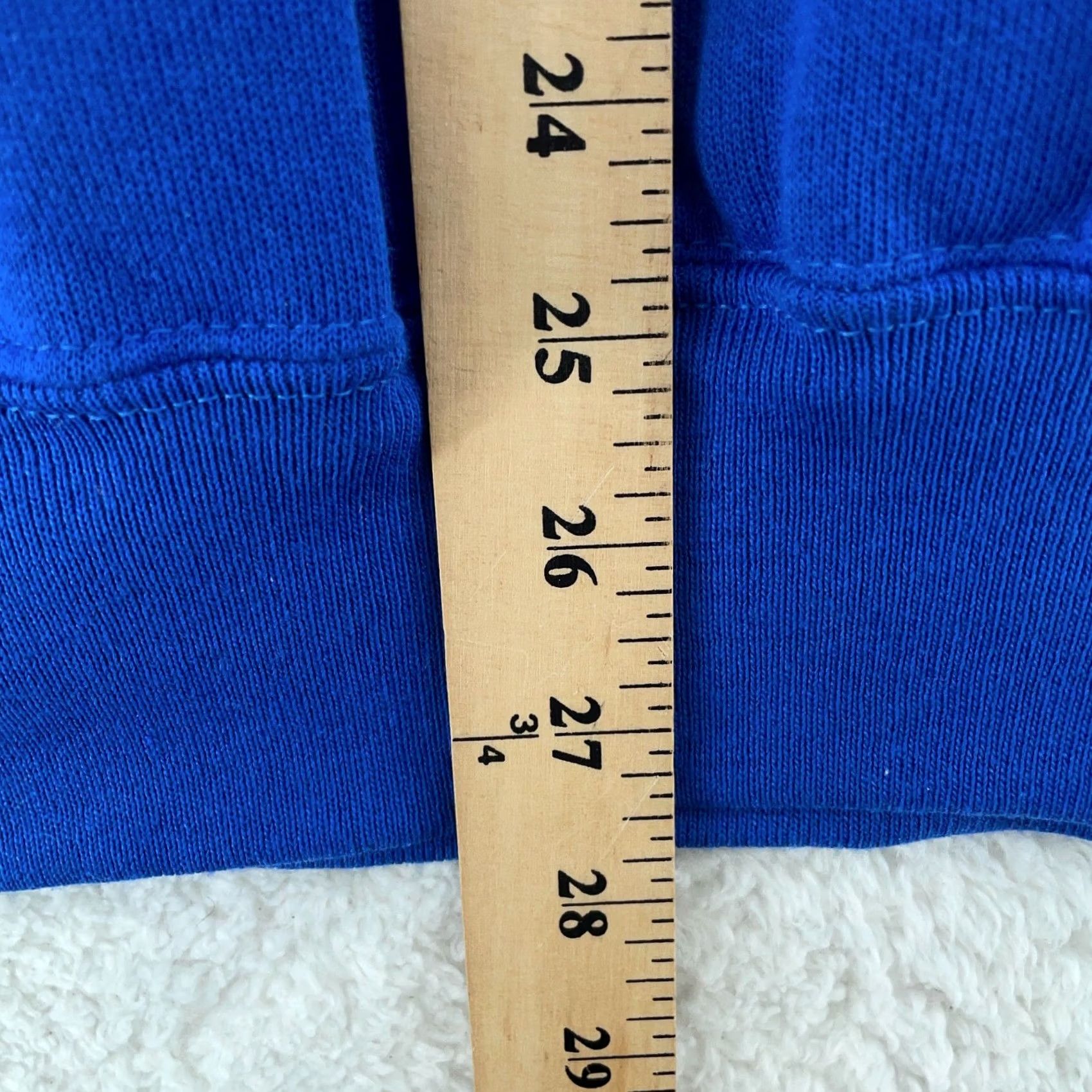 Tultex VINTAGE Tultex Maximum Sweatshirt Blue S/S Crewneck M Men USA Outdoor 90s Pullover Sweatshirt Size US M / EU 48-50 / 2 - 7 Thumbnail