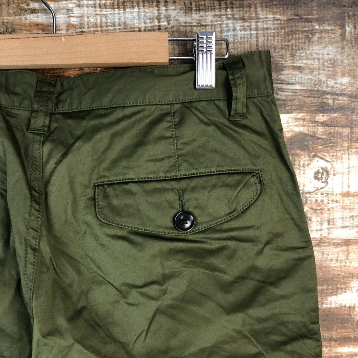 Japanese Brand Vital Green Cargo utility tactical Multipocket Pants #A2556 Size US 29 - 17 Thumbnail